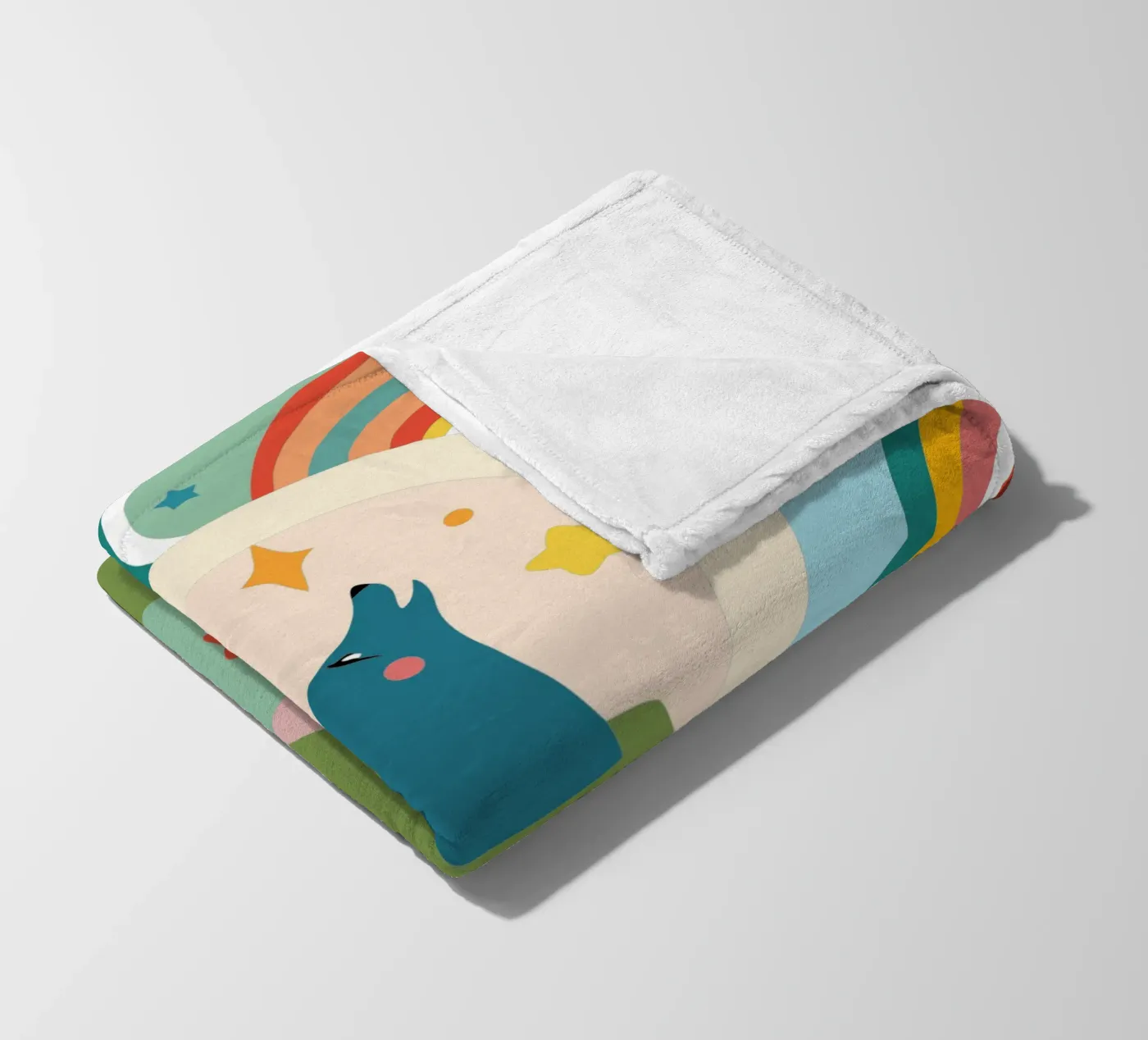 Wolf Roar Fleecedecke von CUTE ANIMALS
