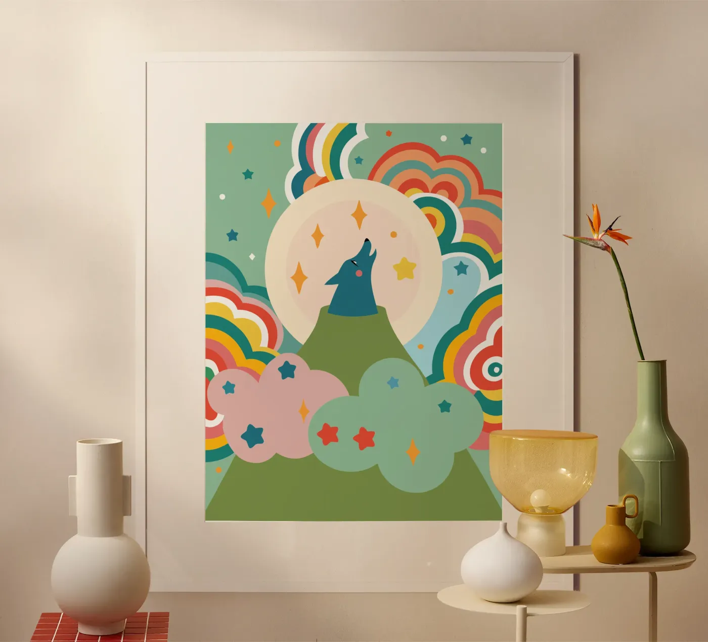 Wolf Roar Poster von CUTE ANIMALS