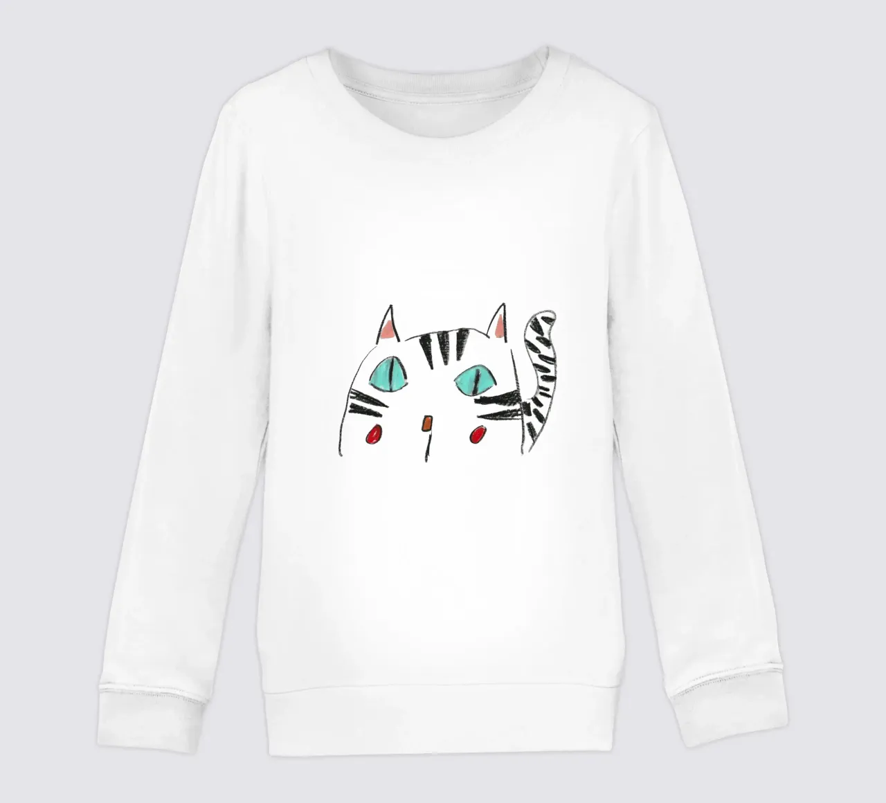 Miau Miau #2 felpa bambino da Ava Baleine