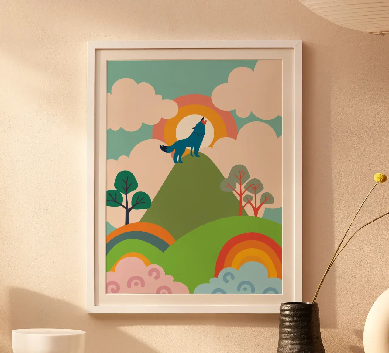 Wolf Roar poster by CUTE ANIMALS