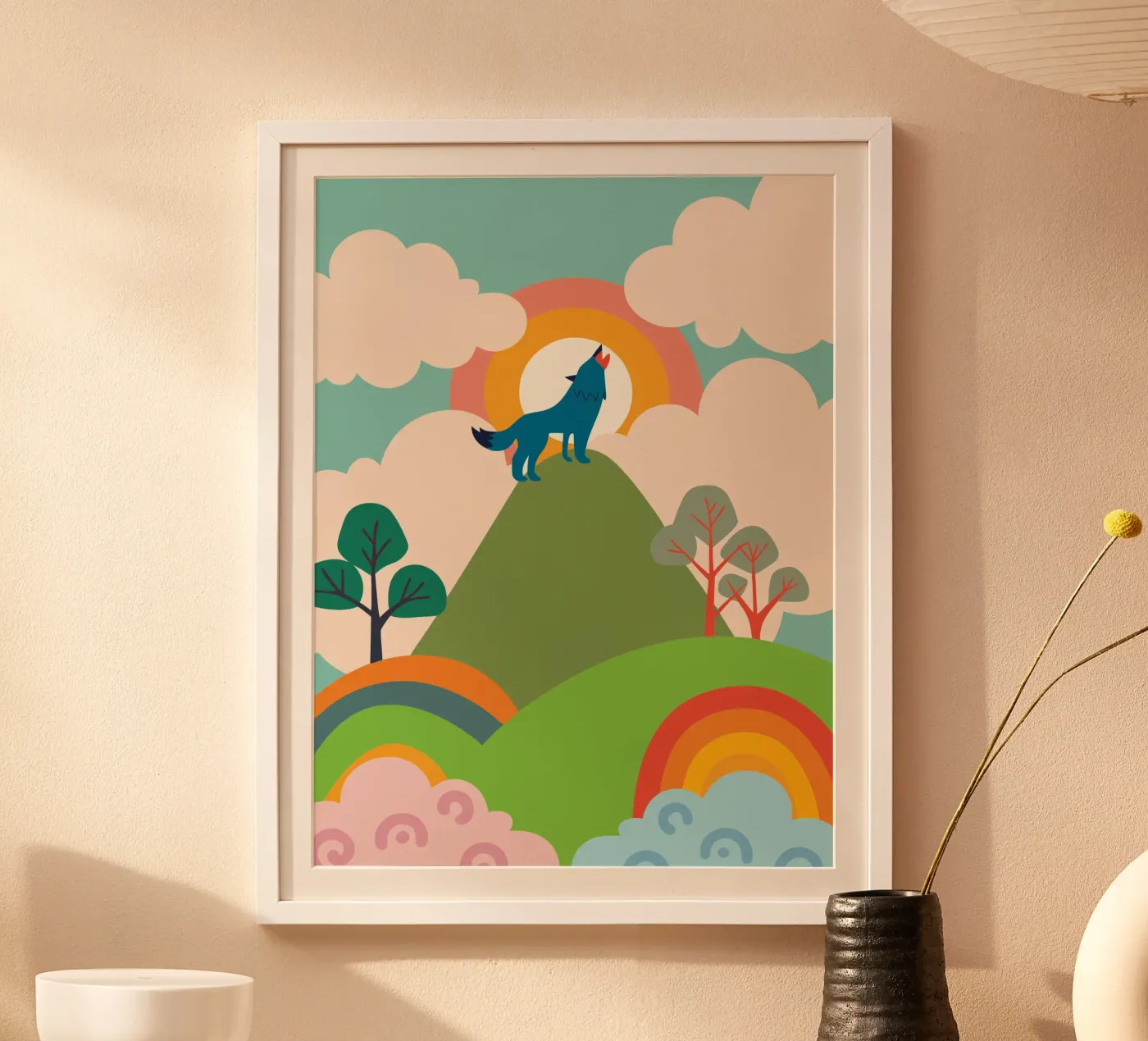 Wolf Roar Poster von CUTE ANIMALS