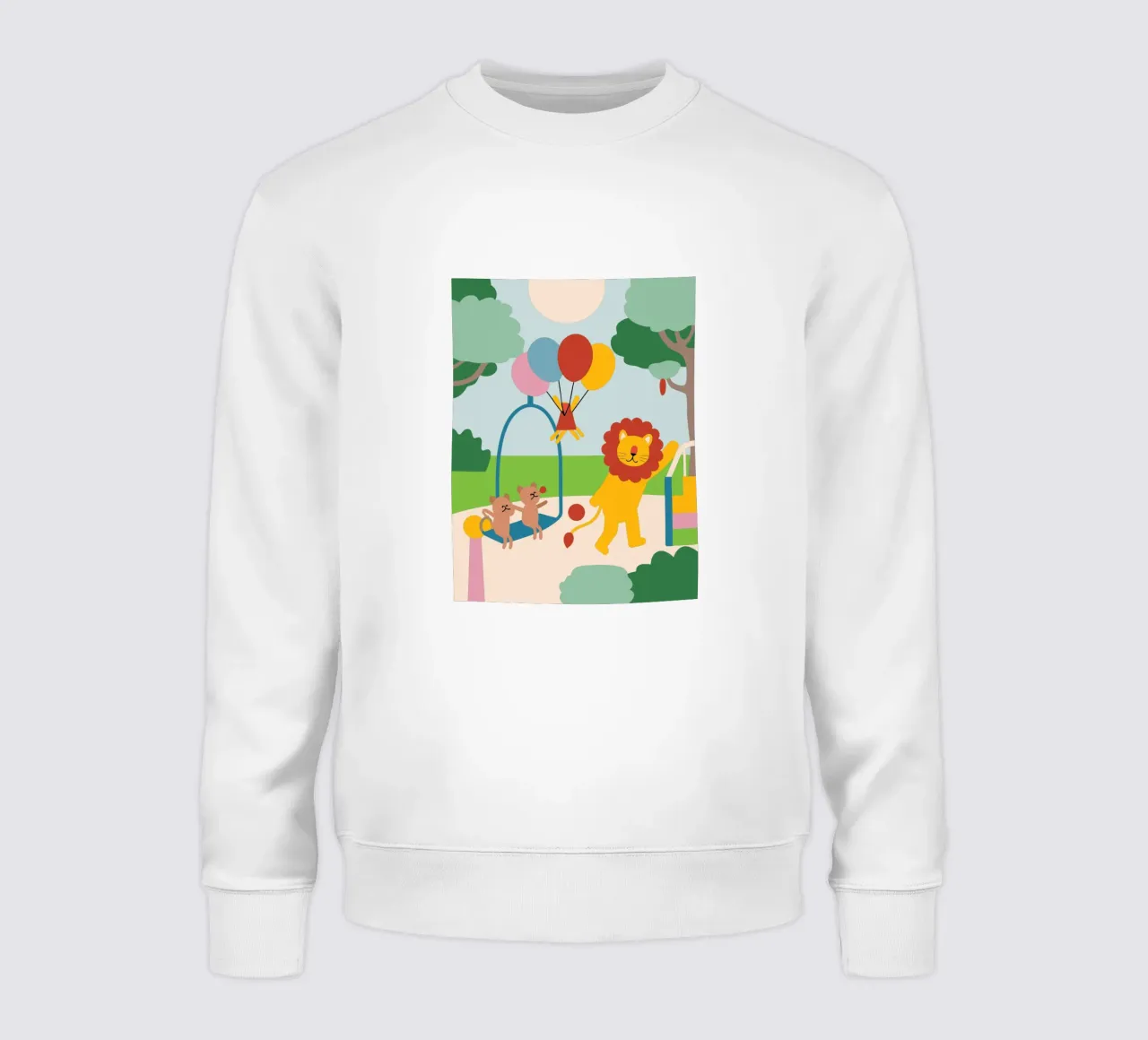 Leeuwen en katten sweatshirt van CUTE ANIMALS