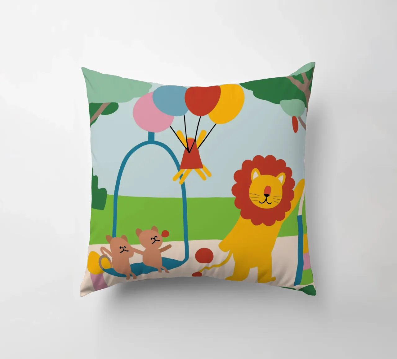 Leeuwen en katten kussen van CUTE ANIMALS