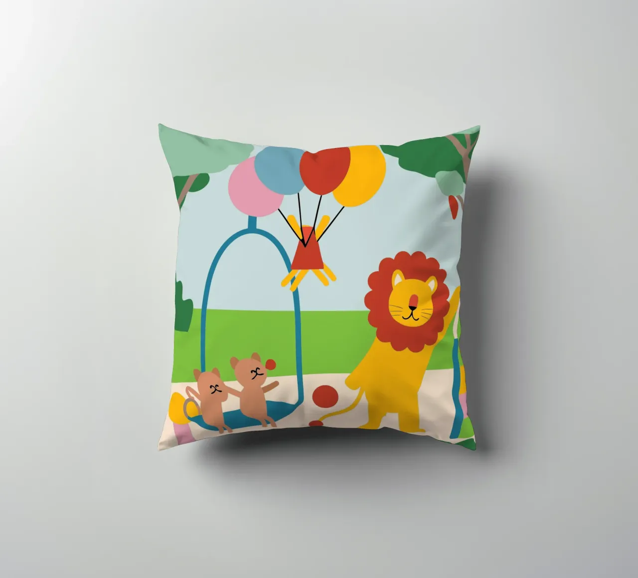 Leeuwen en katten kussen van CUTE ANIMALS