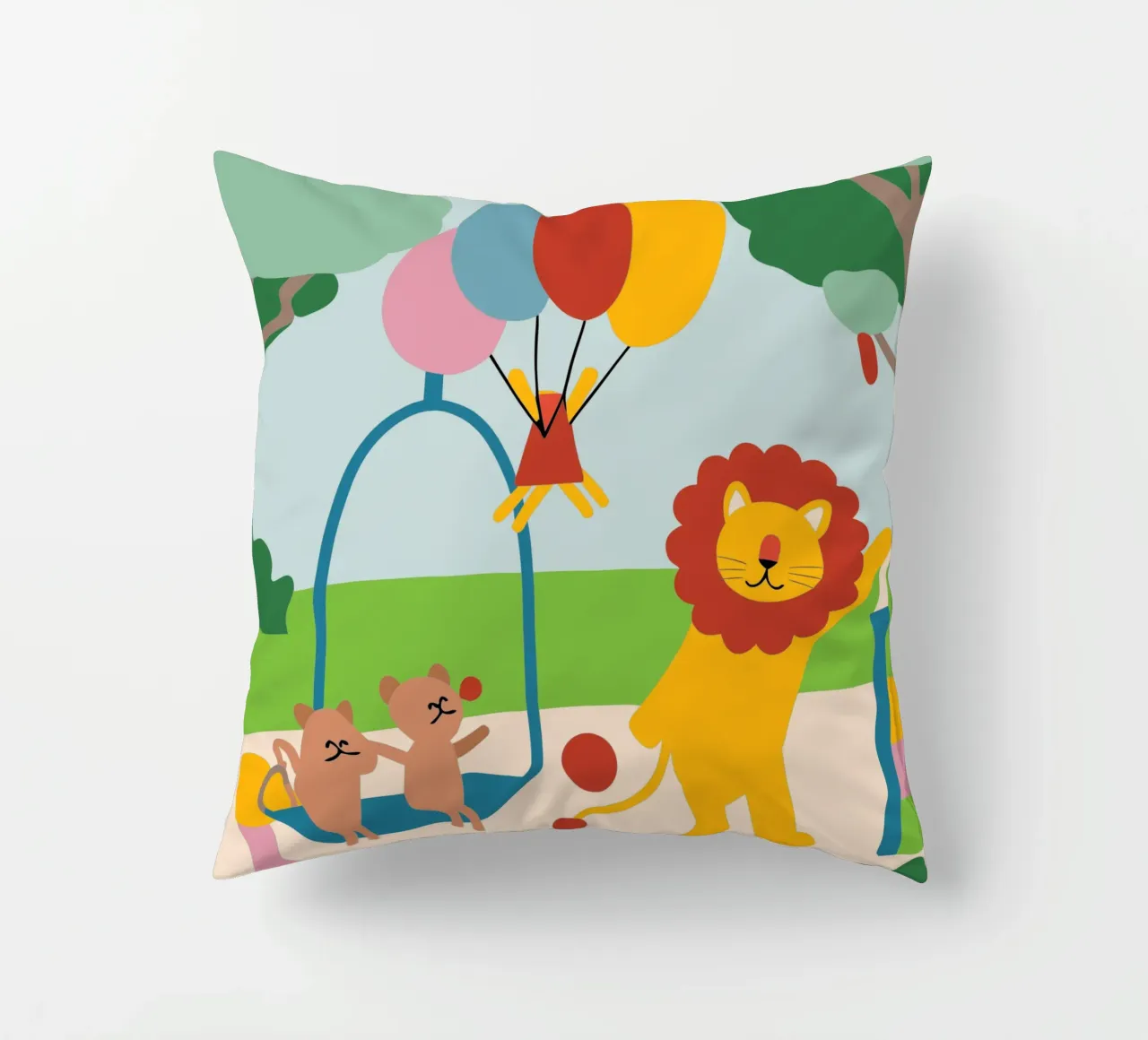 Leeuwen en katten kussen van CUTE ANIMALS