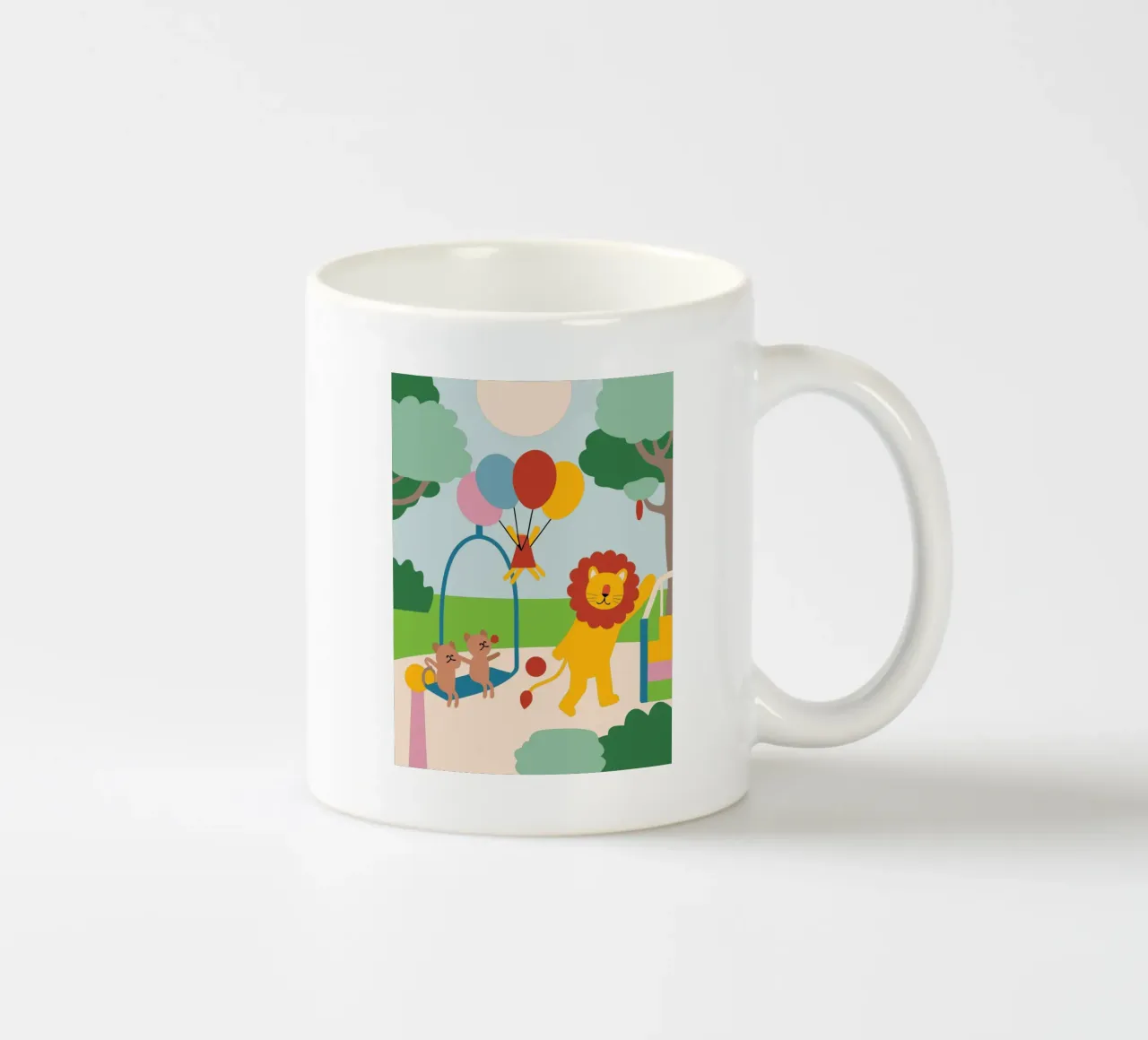 Leoni e gatti tazza in ceramica da CUTE ANIMALS