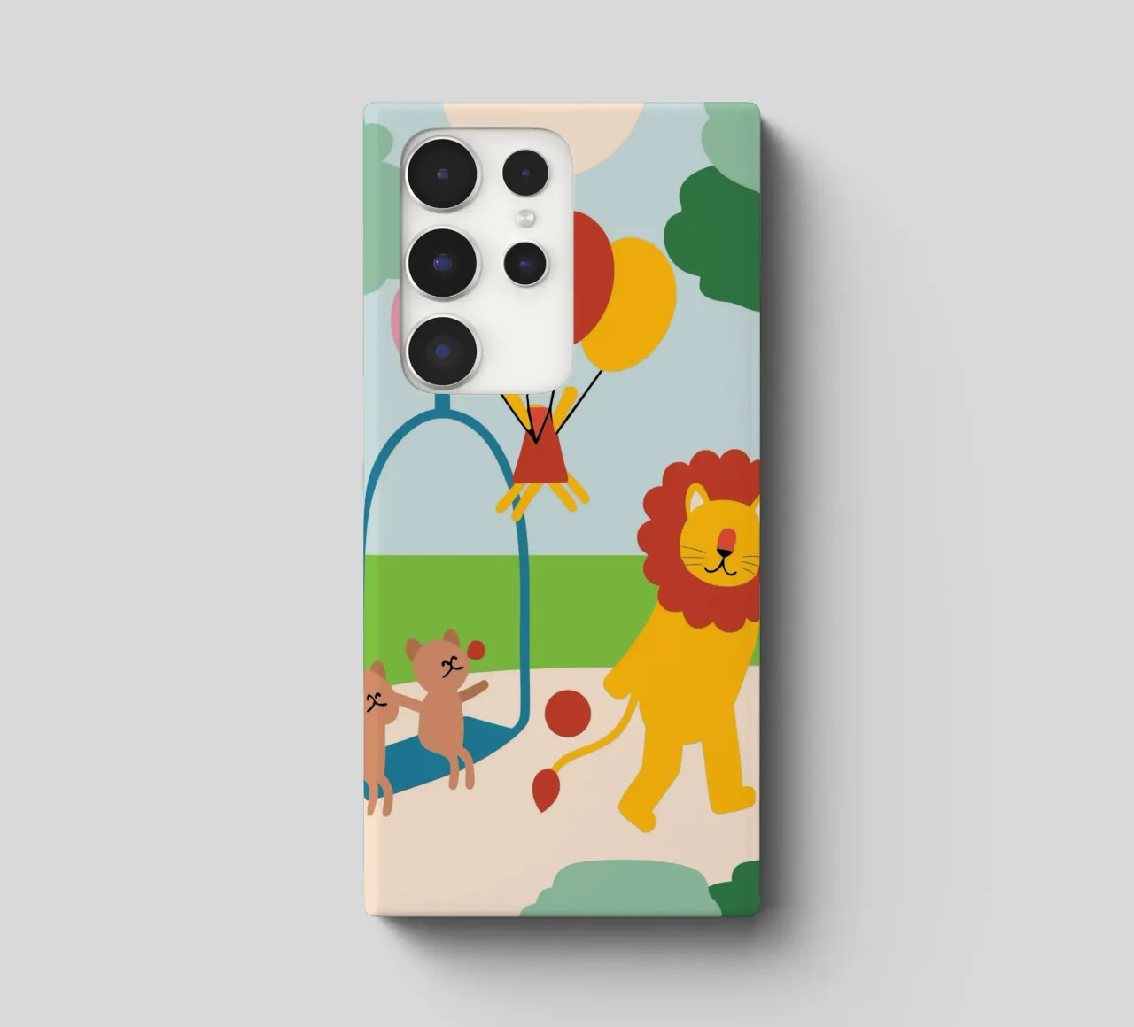 Leeuwen en katten samsung hoesje van CUTE ANIMALS