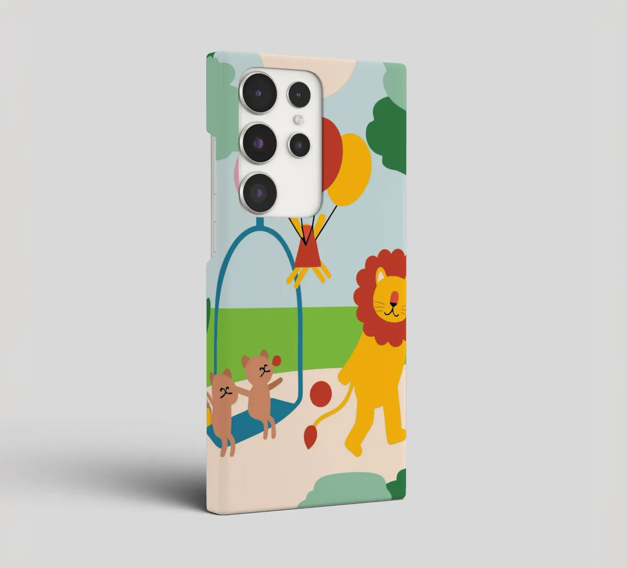 Leeuwen en katten samsung hoesje van CUTE ANIMALS