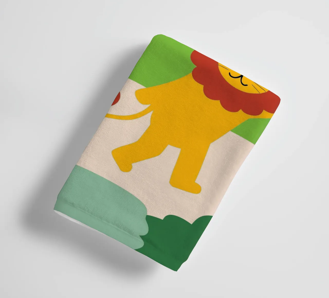 Leeuwen en katten badhanddoek van CUTE ANIMALS