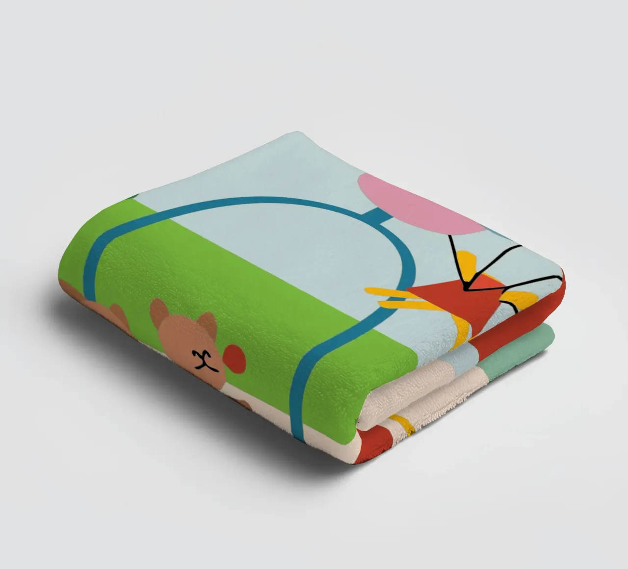 Leeuwen en katten badhanddoek van CUTE ANIMALS