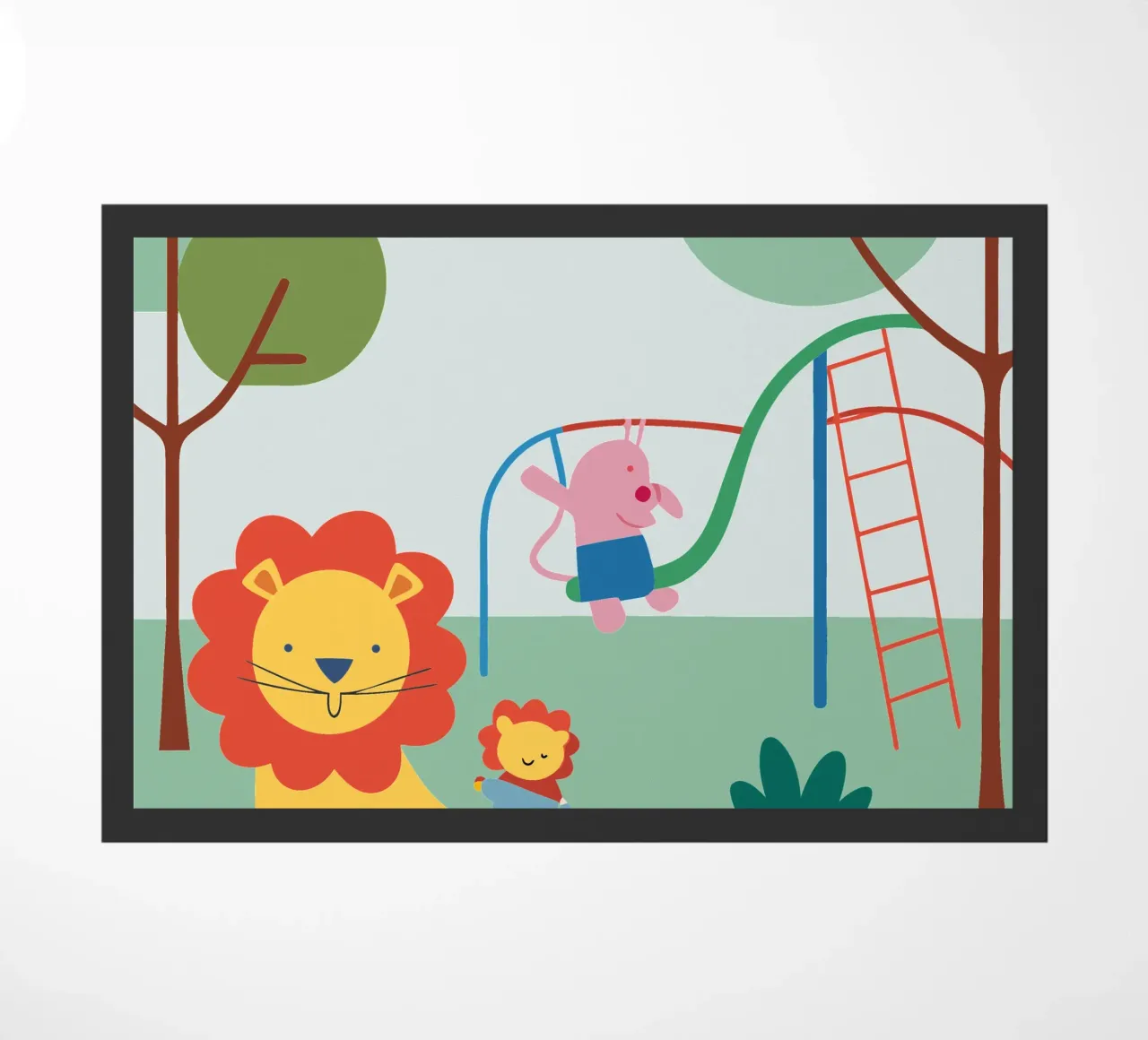 Parco giochi del Leone zerbino da CUTE ANIMALS
