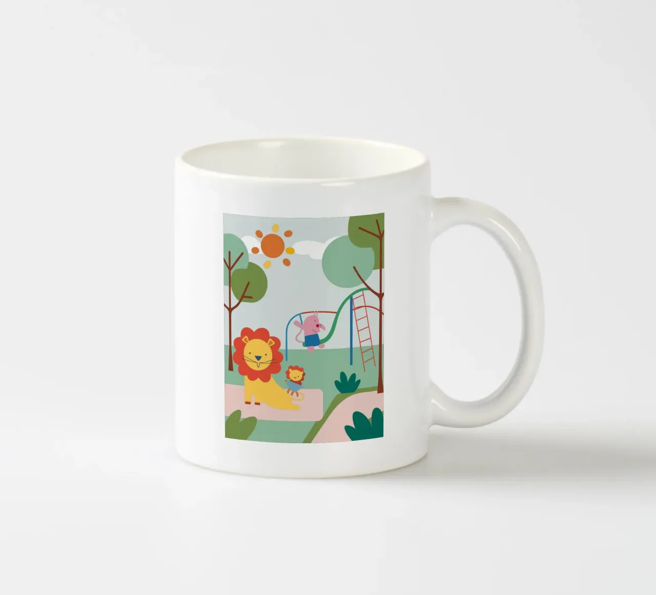Parco giochi del Leone tazza in ceramica da CUTE ANIMALS