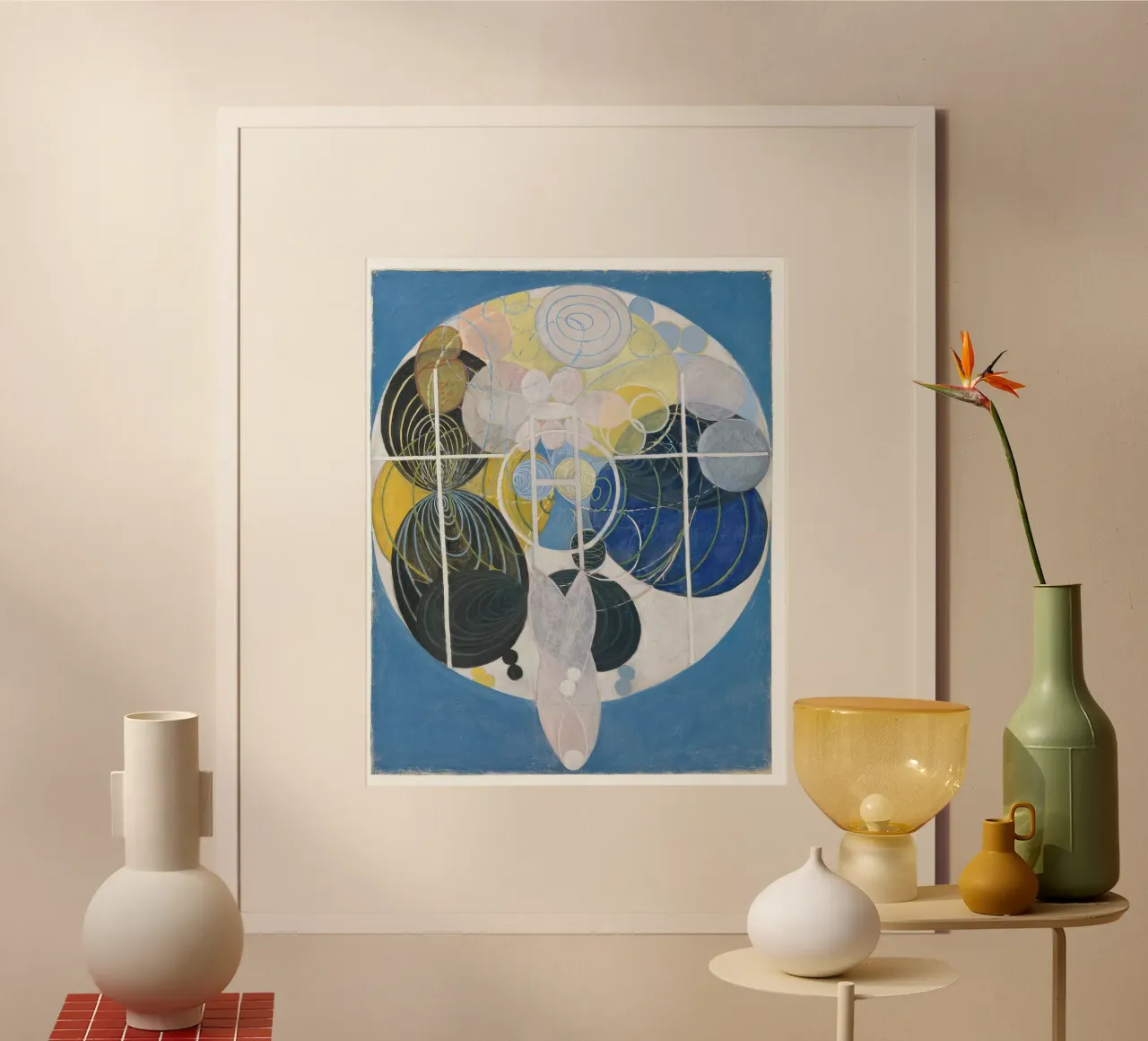 Hilma af Klint sfondo blu carta hahnemühle da jay romero