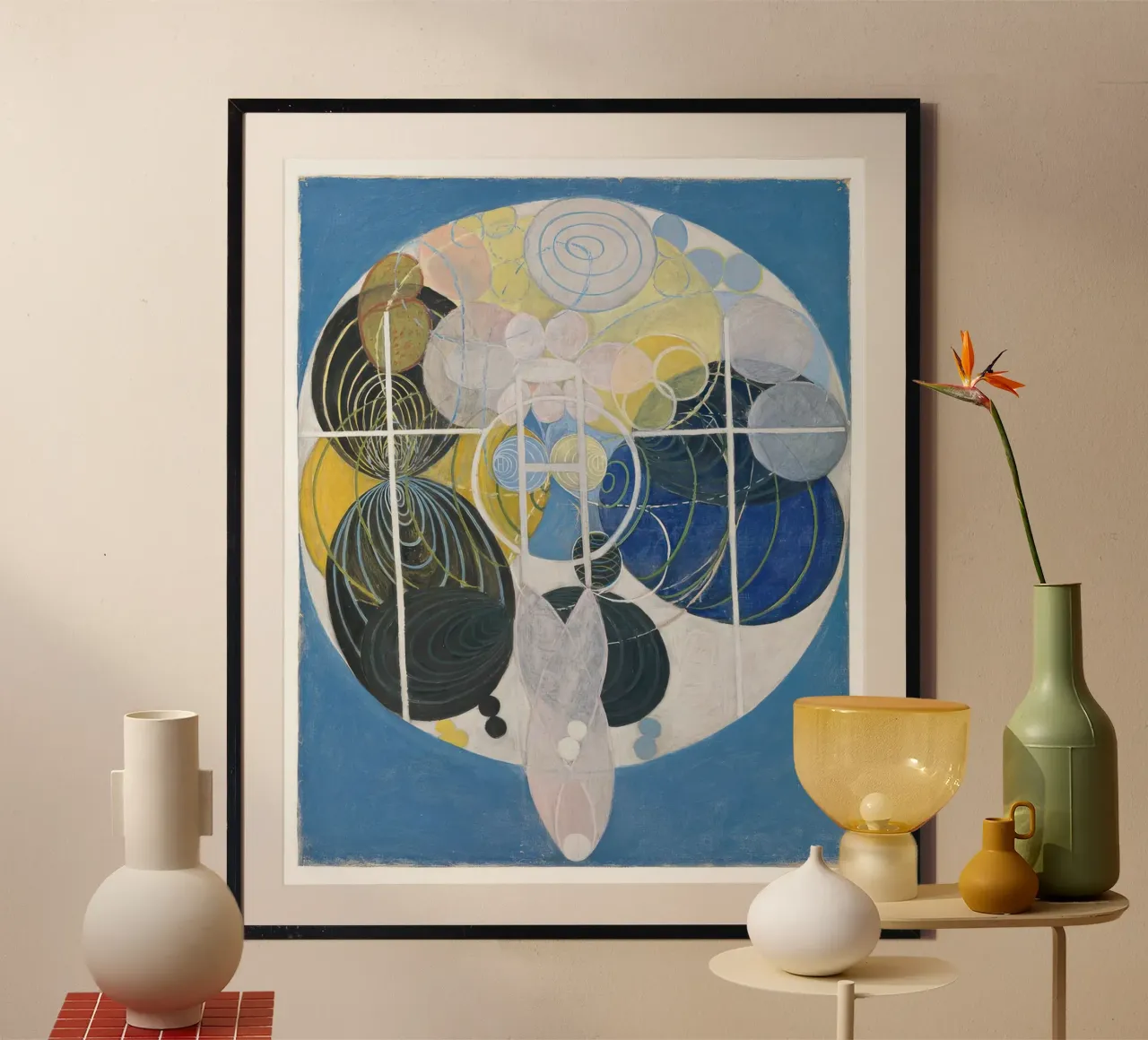 Hilma af Klint sfondo blu carta hahnemühle da jay romero