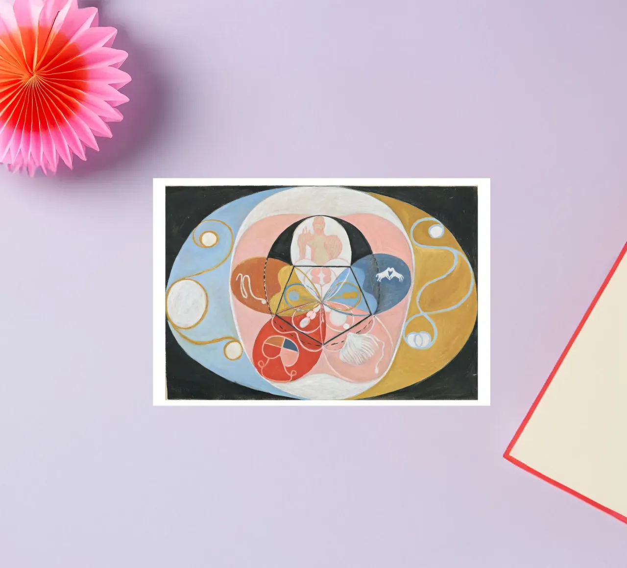 Forme simboliche di Hilma af Klint adesivo da jay romero