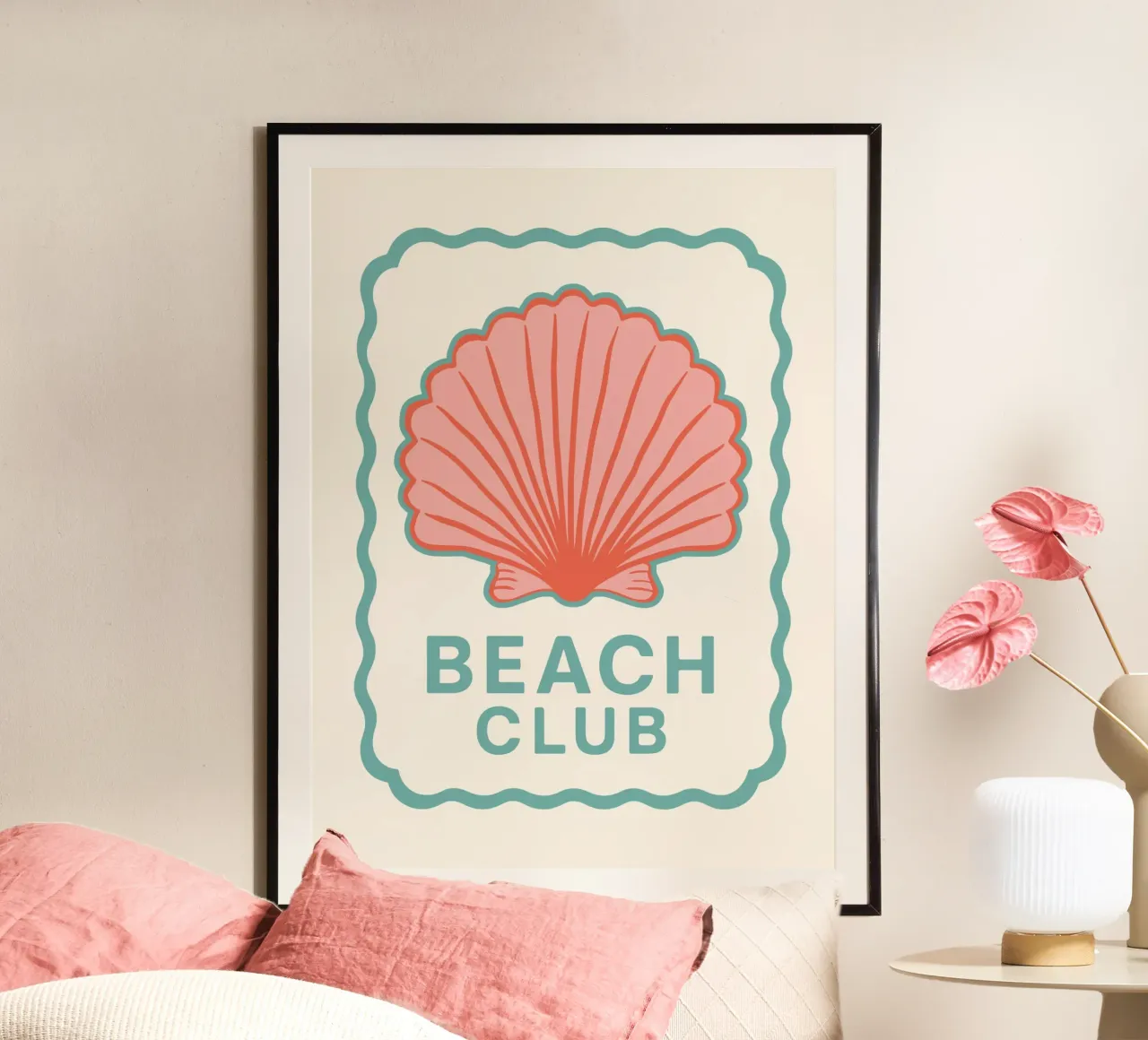 Retro Beach Club hahnemühle by Vivdesign