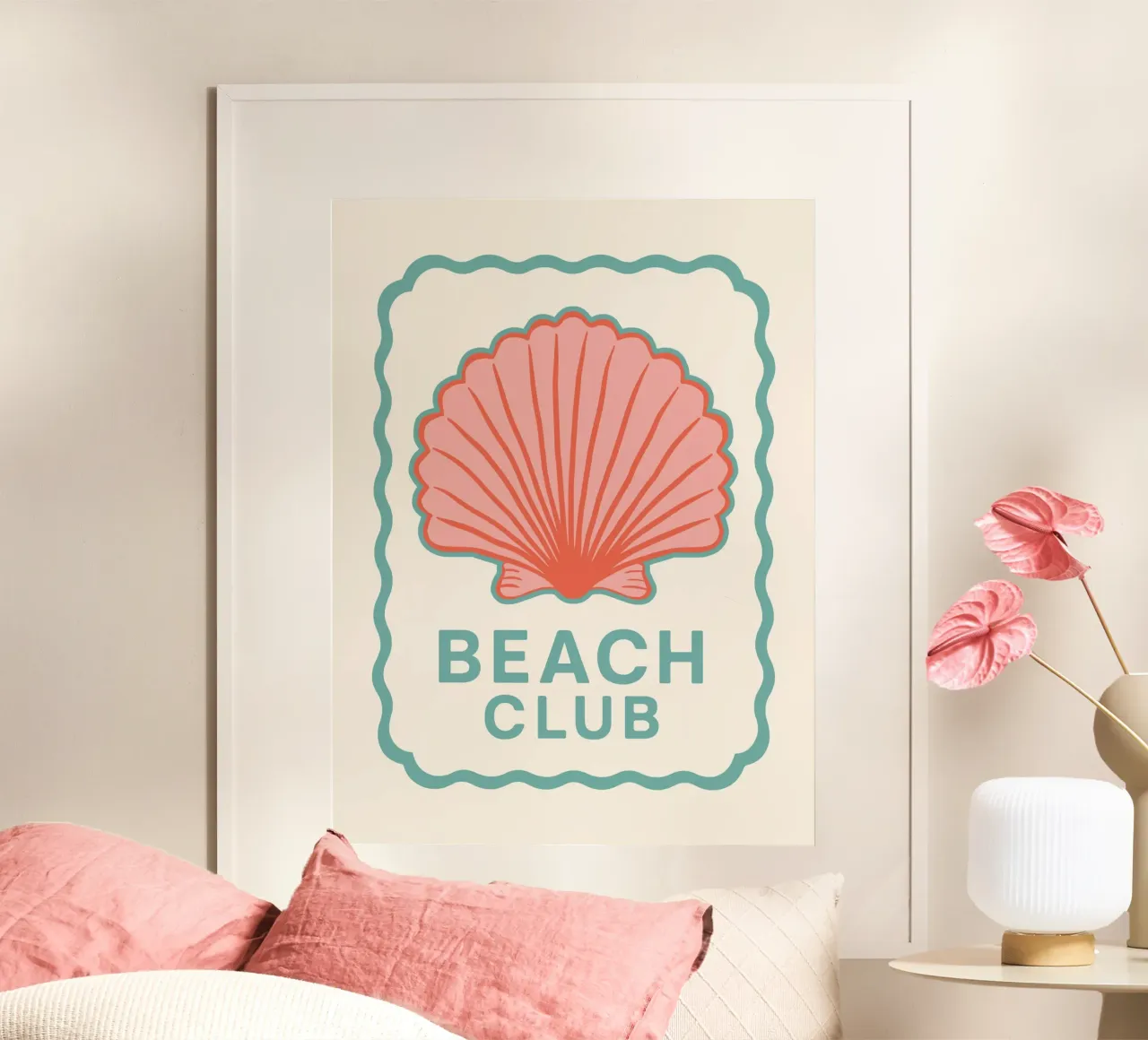 Retro Beach Club hahnemühle by Vivdesign
