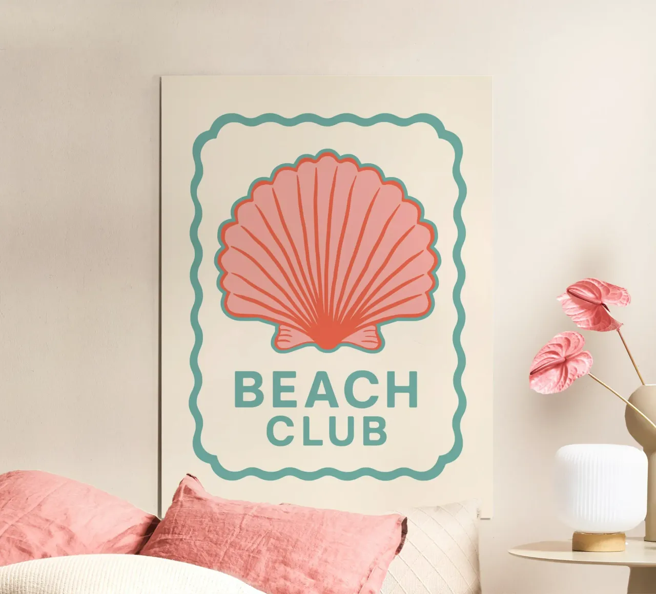 Retro Beach Club hahnemühle by Vivdesign