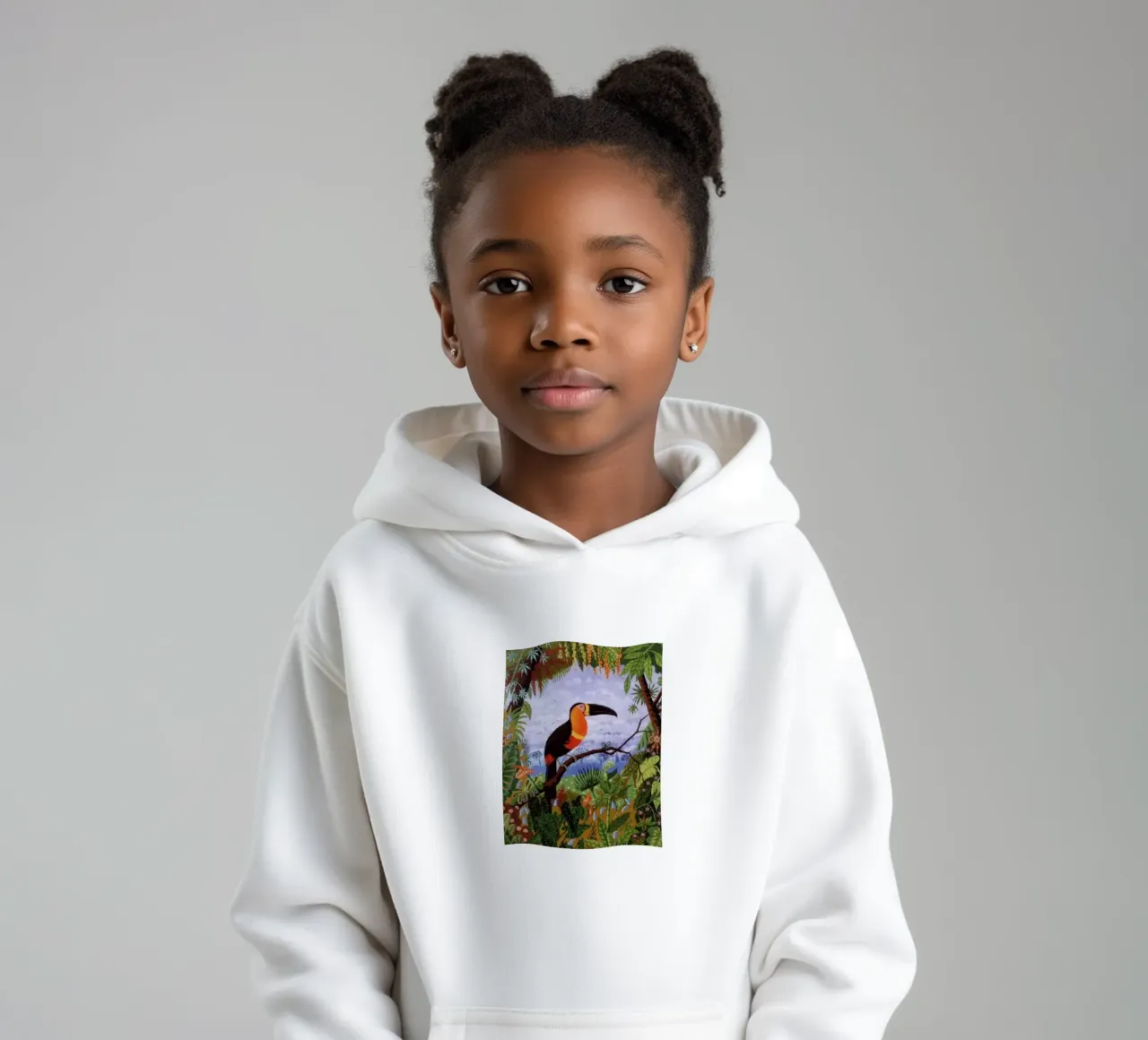vogels neergestreken op takken kinder hoodie van taylor shop