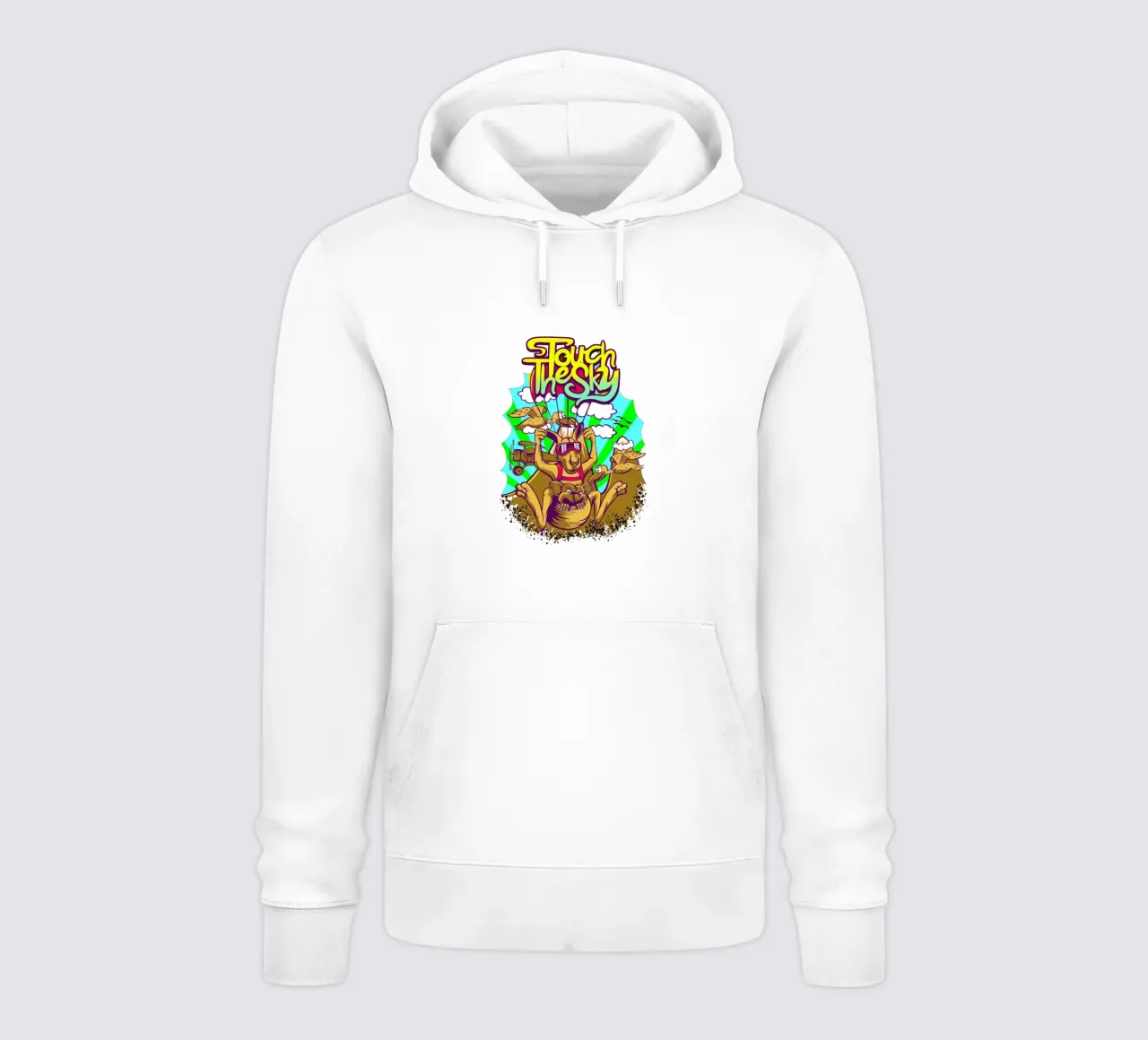 Touch The Sky Animal Illustration hoodie by Cute