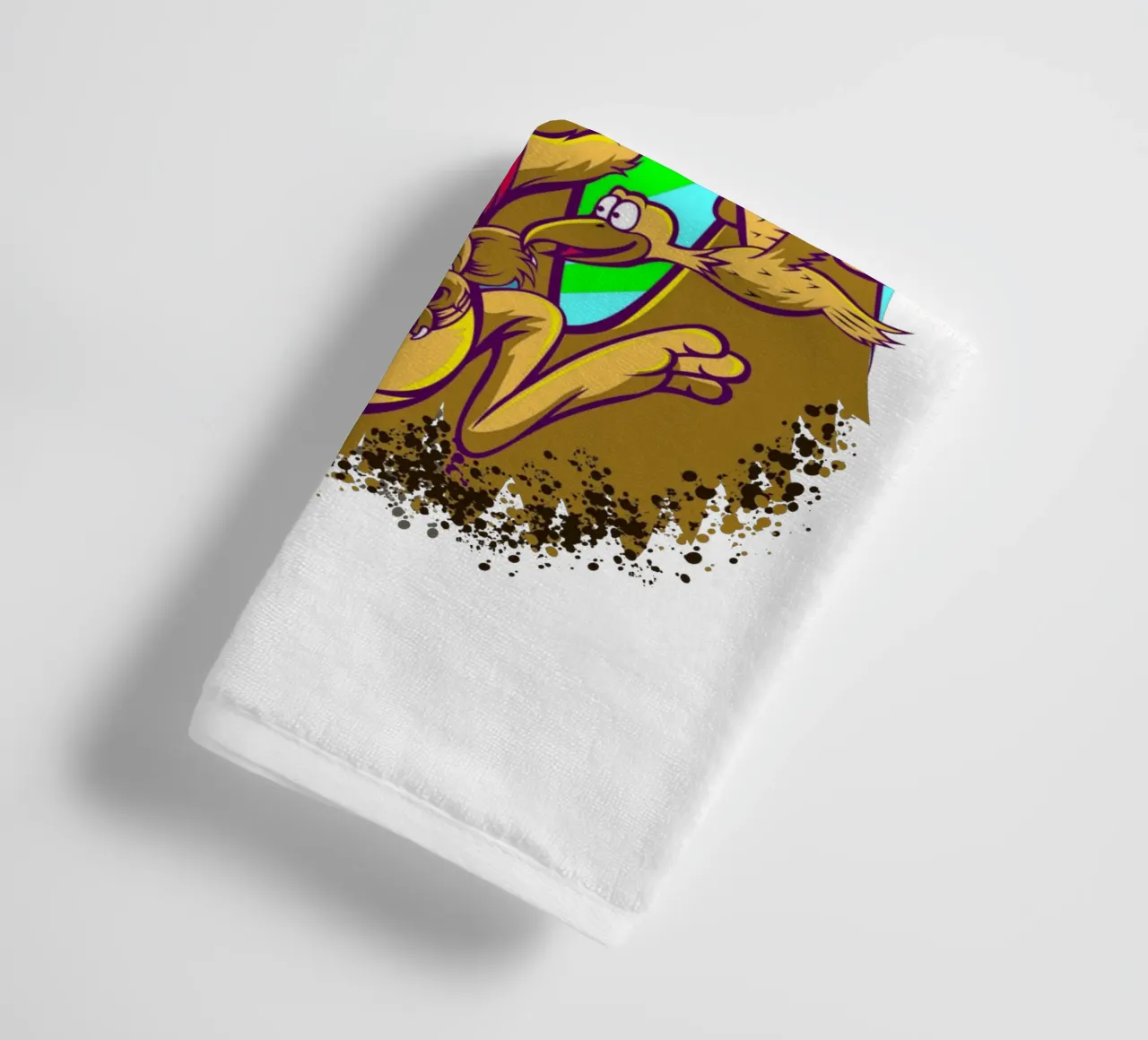 Touch The Sky Animal Illustration towel by Cute