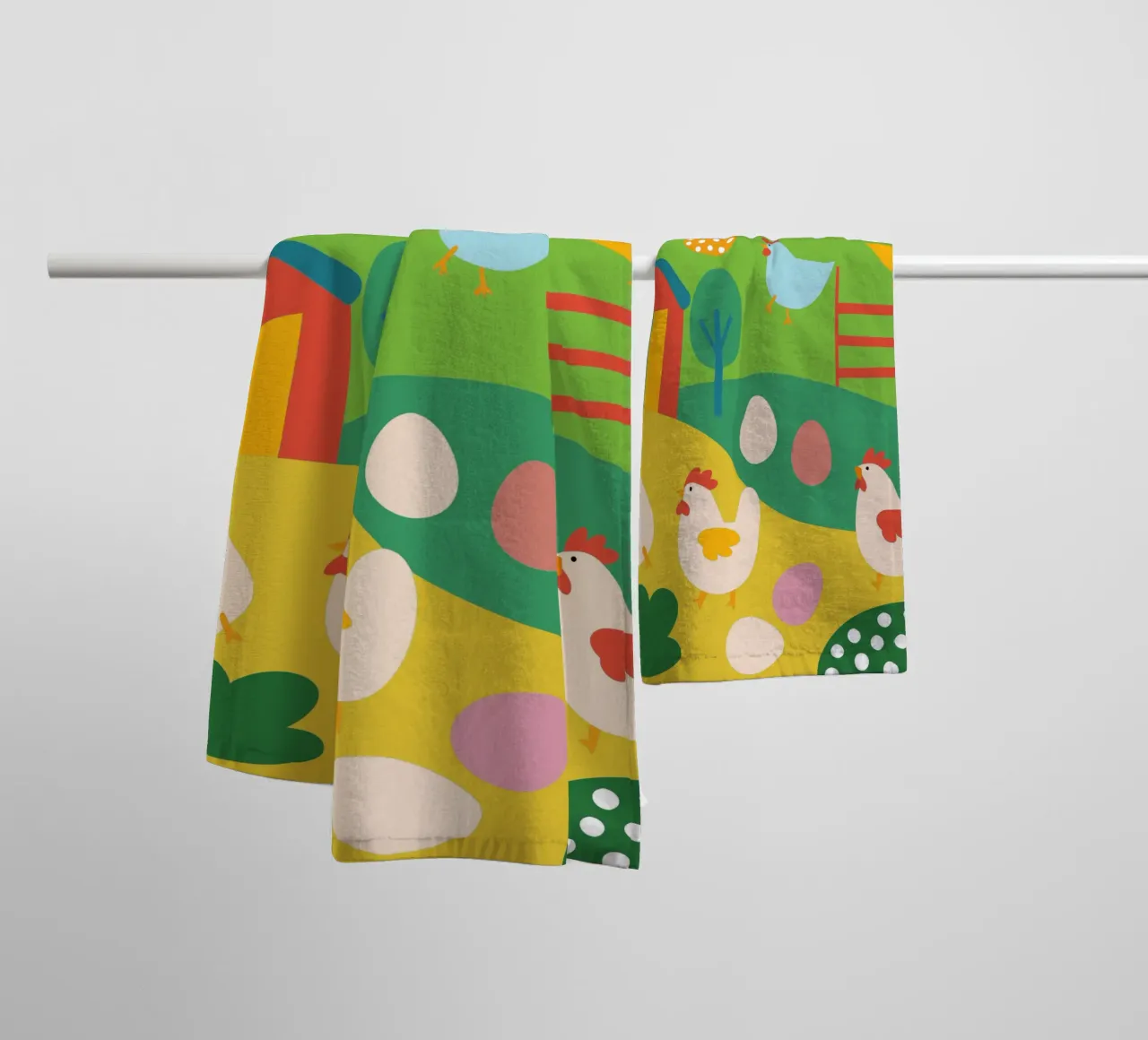 Allevare polli asciugamano da bagno da CUTE ANIMALS