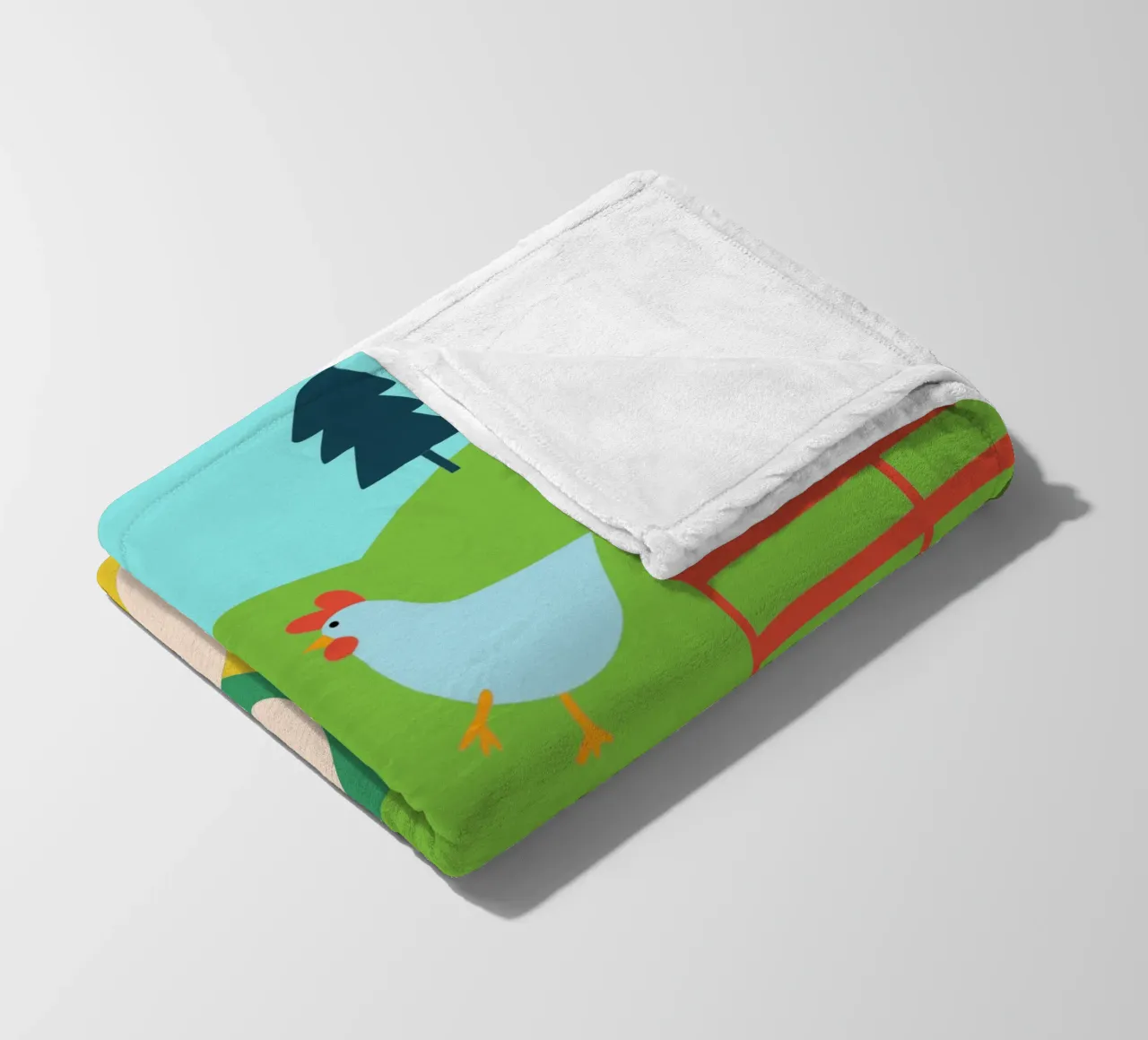 Allevare polli coperta in pile da CUTE ANIMALS