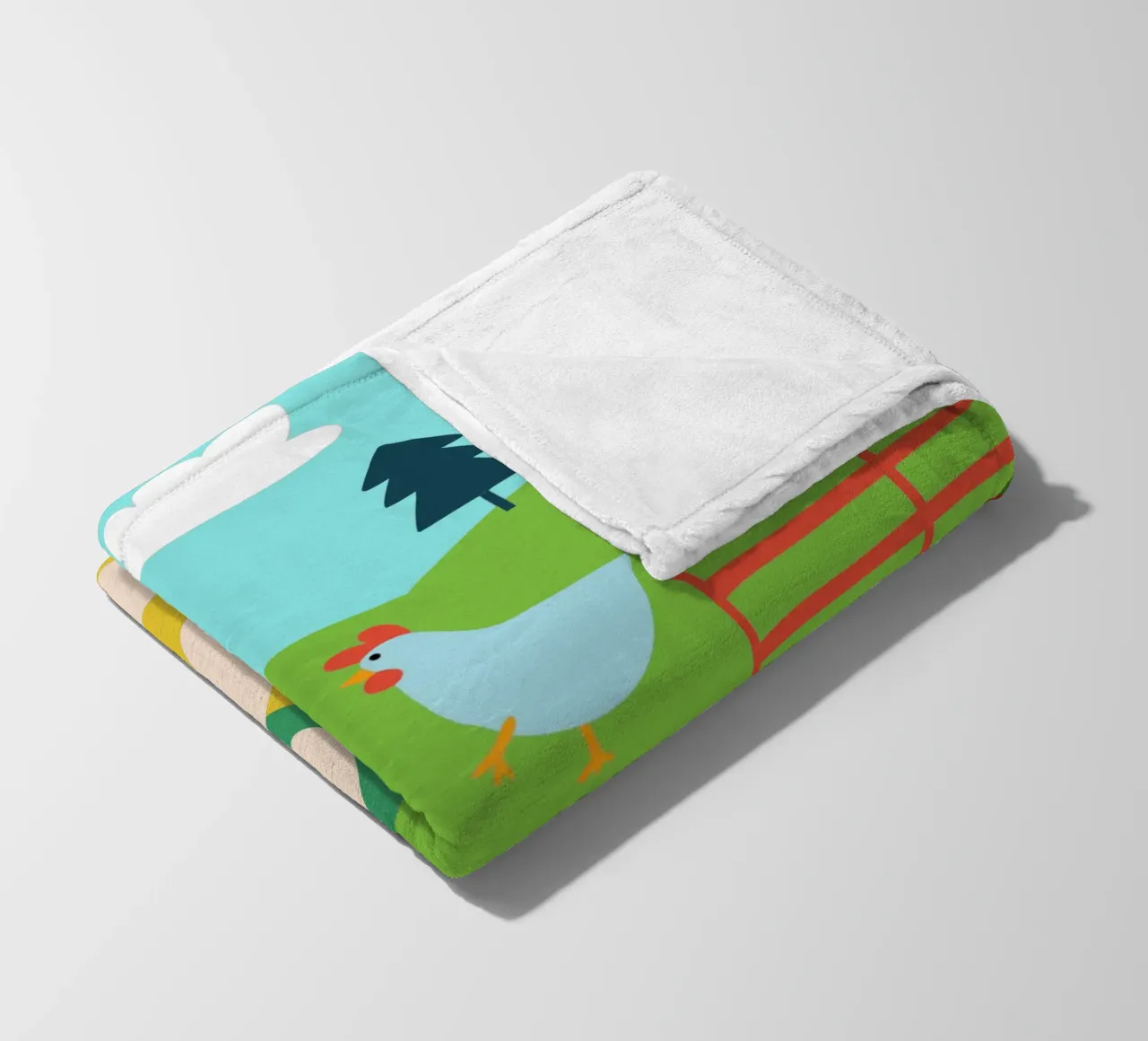 Allevare polli coperta in pile da CUTE ANIMALS