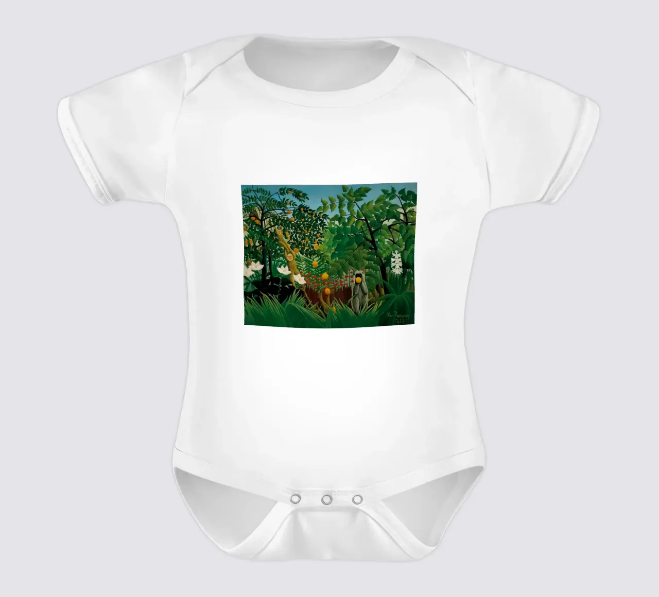 scimmia appesa body neonato maniche corte da taylor shop