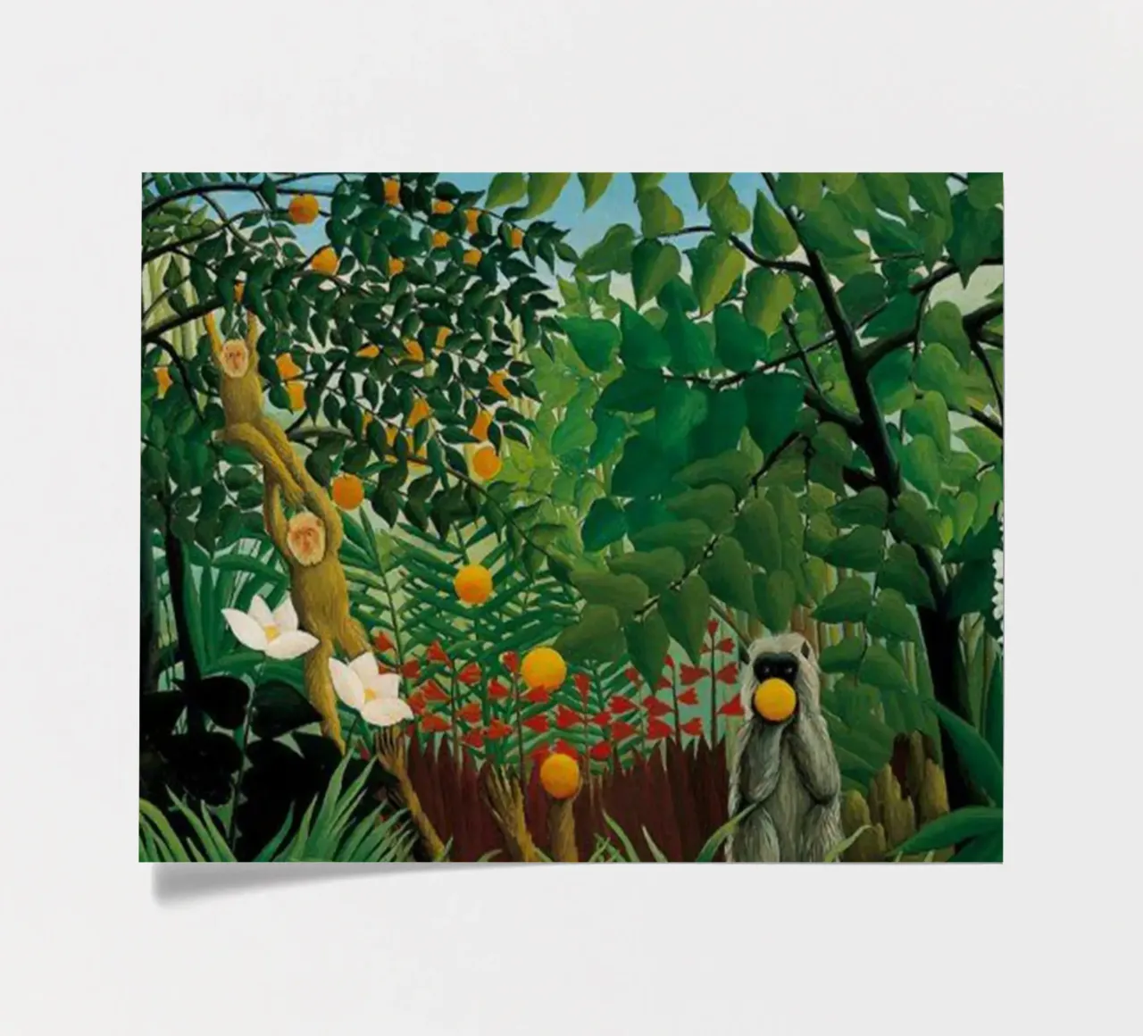 hanging monkey sticker sheet by taylor shop