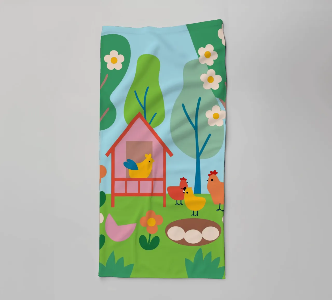 Allevare polli asciugamano da bagno da CUTE ANIMALS
