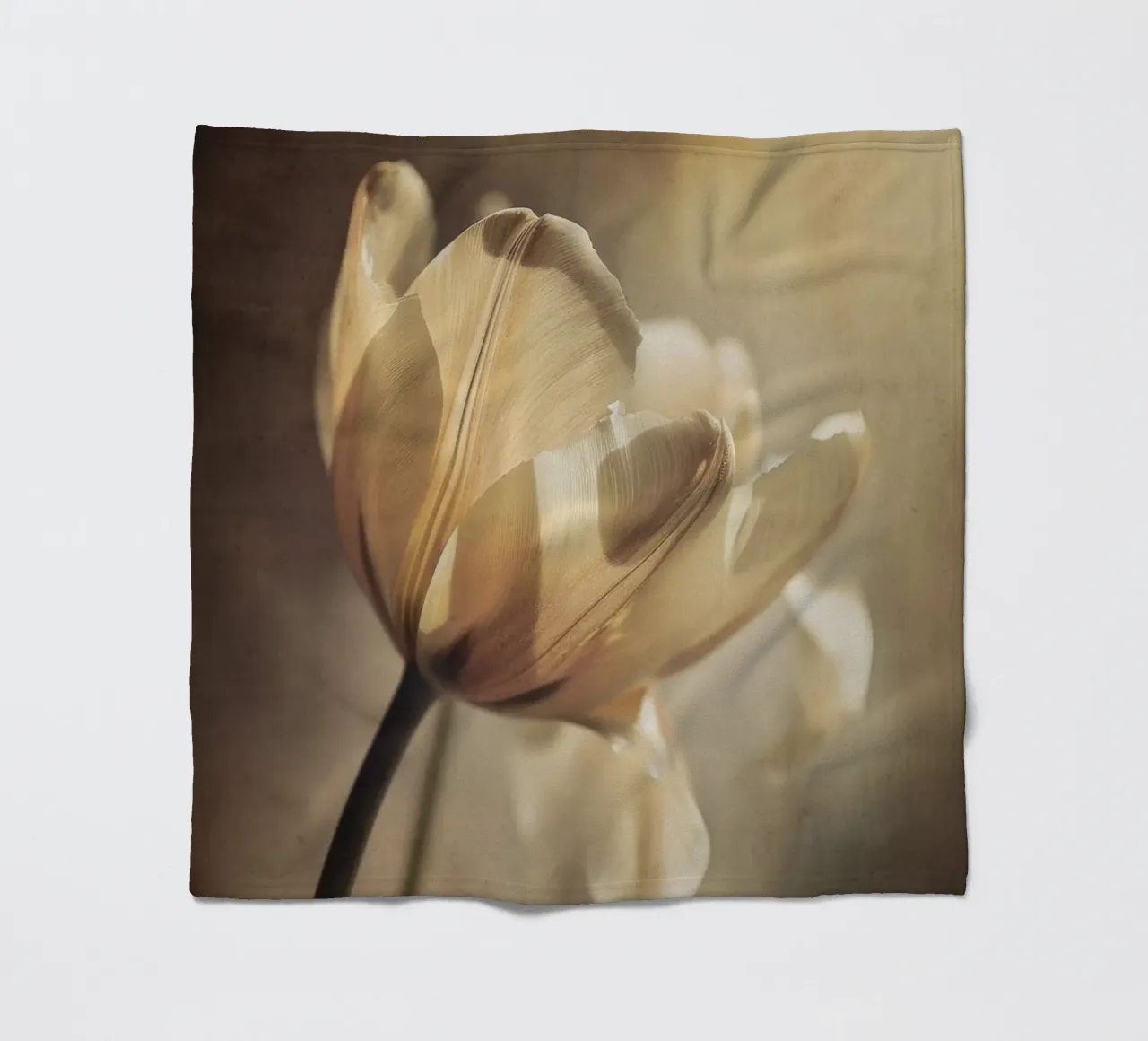 Pastel Tulip fleece blanket by treechild