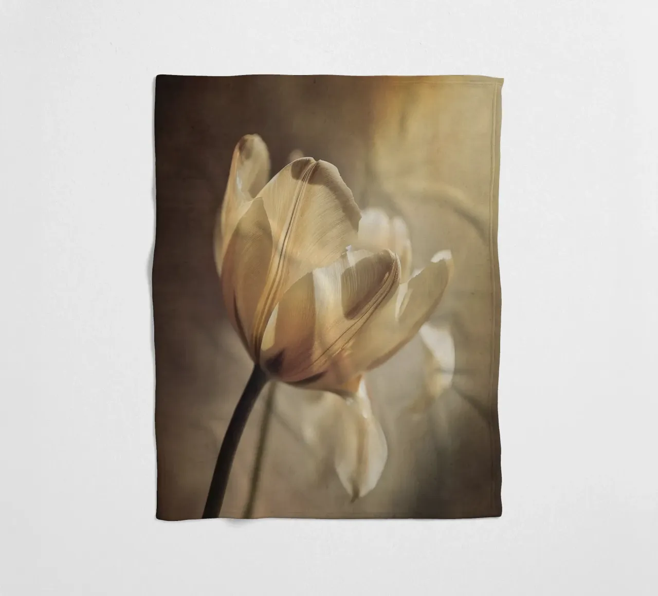 Pastel Tulip fleece blanket by treechild