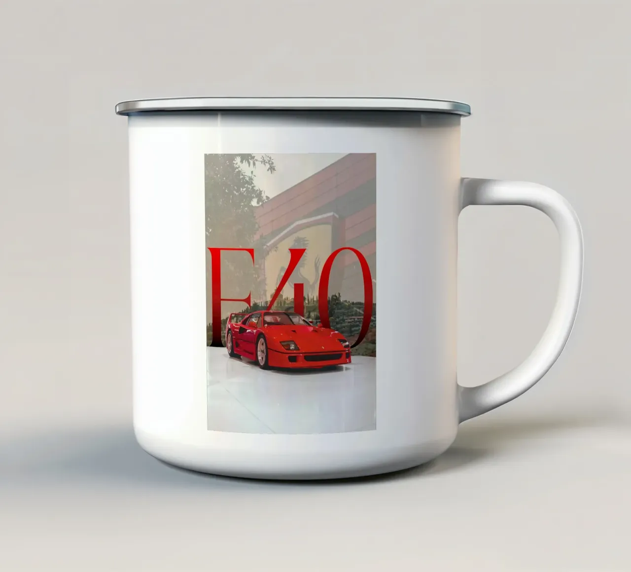 Ferrari F40 tazza in smalto da L'Atelier de l'Auto