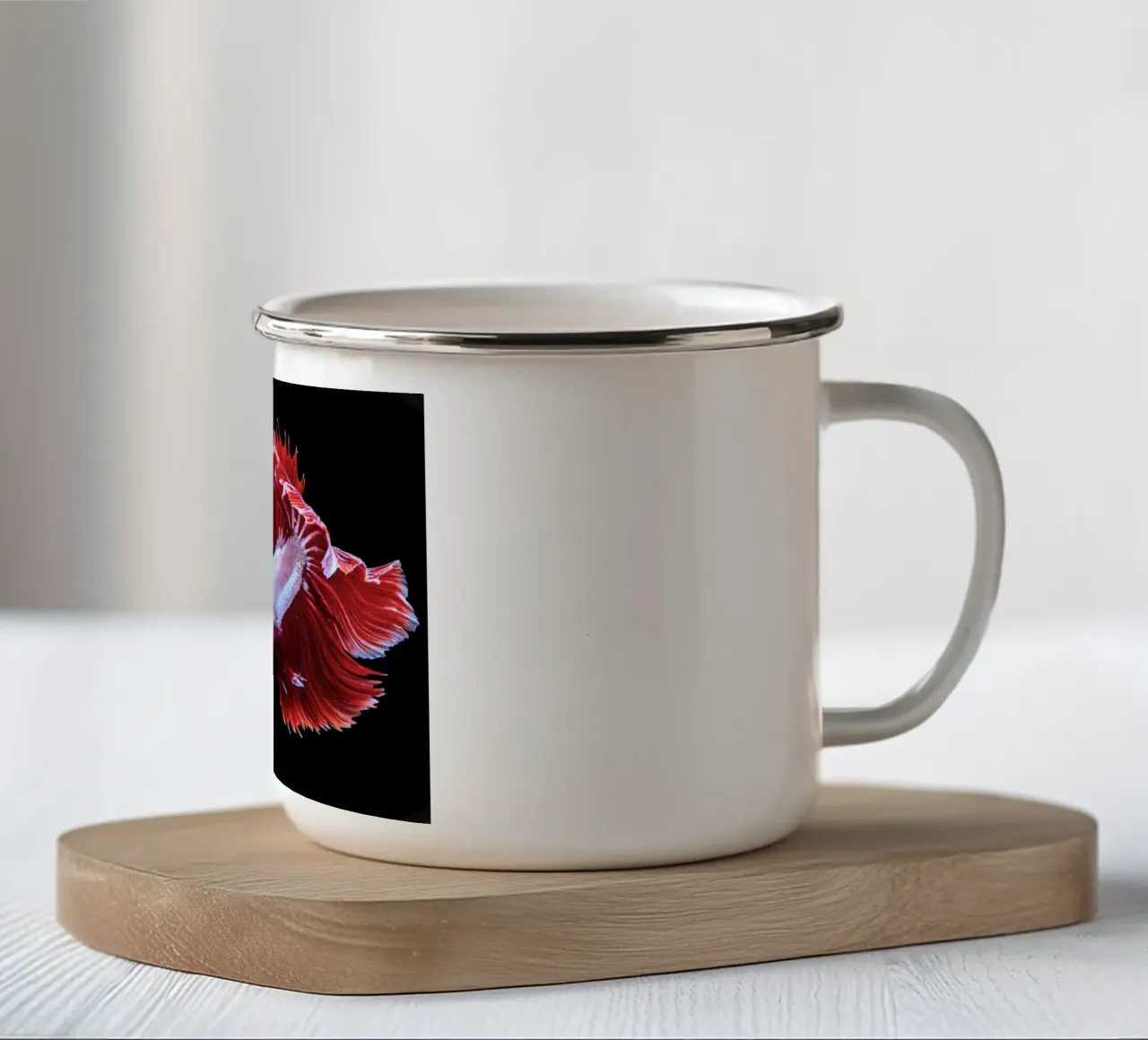 L'arte della battaglia tazza in smalto da Nature's Palette