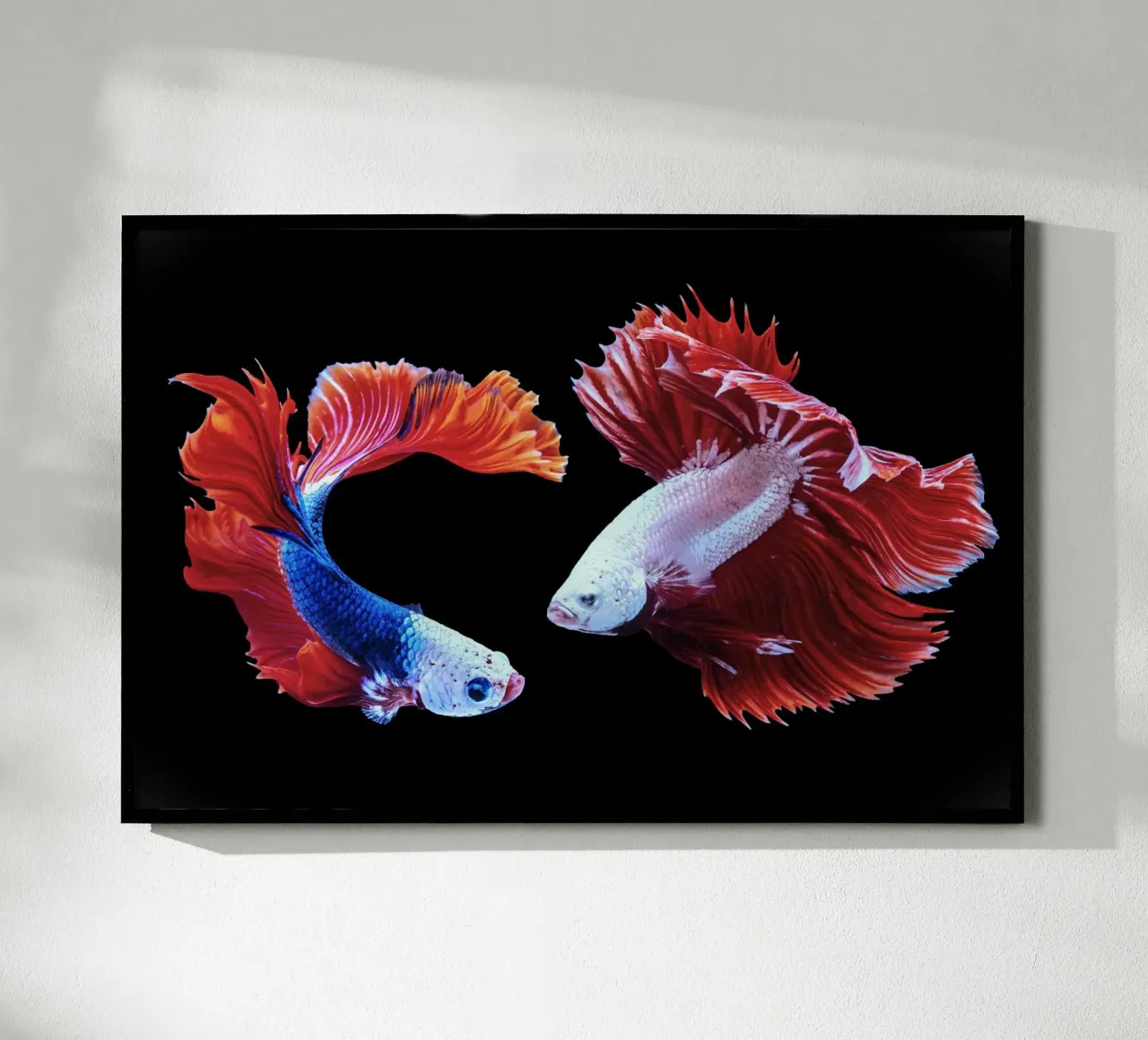 L'arte della battaglia poster con telaio in alluminio da Nature's Palette