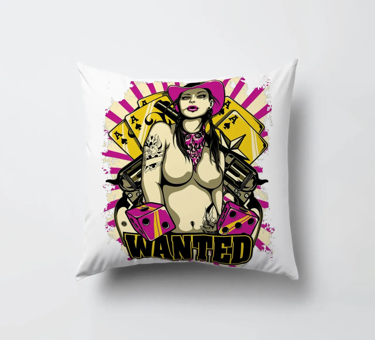 Donne ricercate in stile arte retrò cuscino da Cute