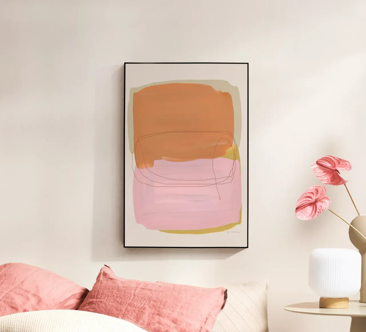 Abstract Brush Strokes 121 plexiglass da Mareike Böhmer