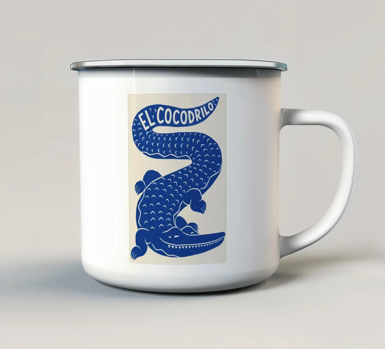 I coccodrilli tazza in smalto da animals_studio
