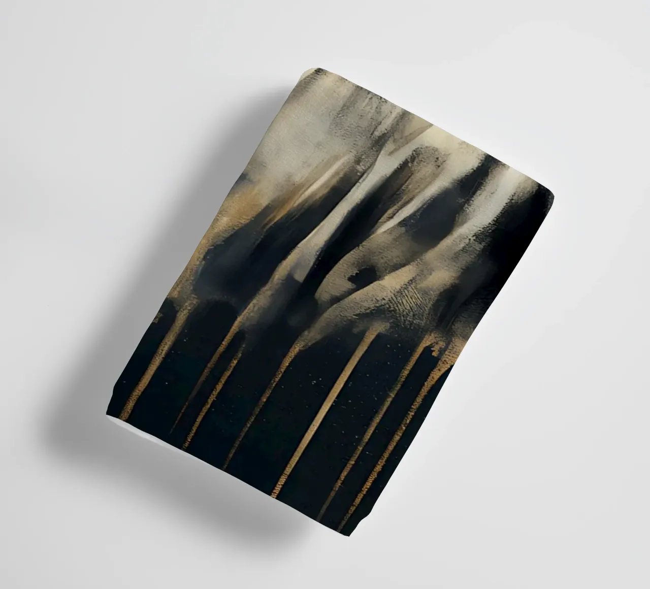 Jezus gekroond met doornen, heilige gouden aureool badhanddoek van Plain Thoughts