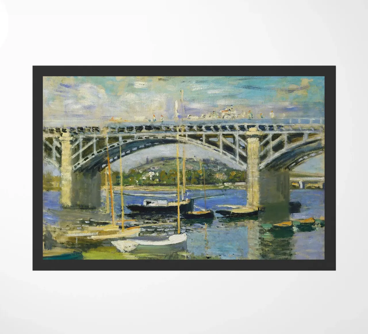 Ponte sul fiume ad Argenteuil zerbino da RodneyArt
