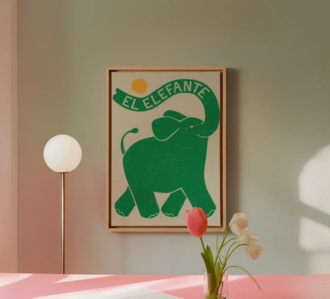The Elephant canvas by animals_studio