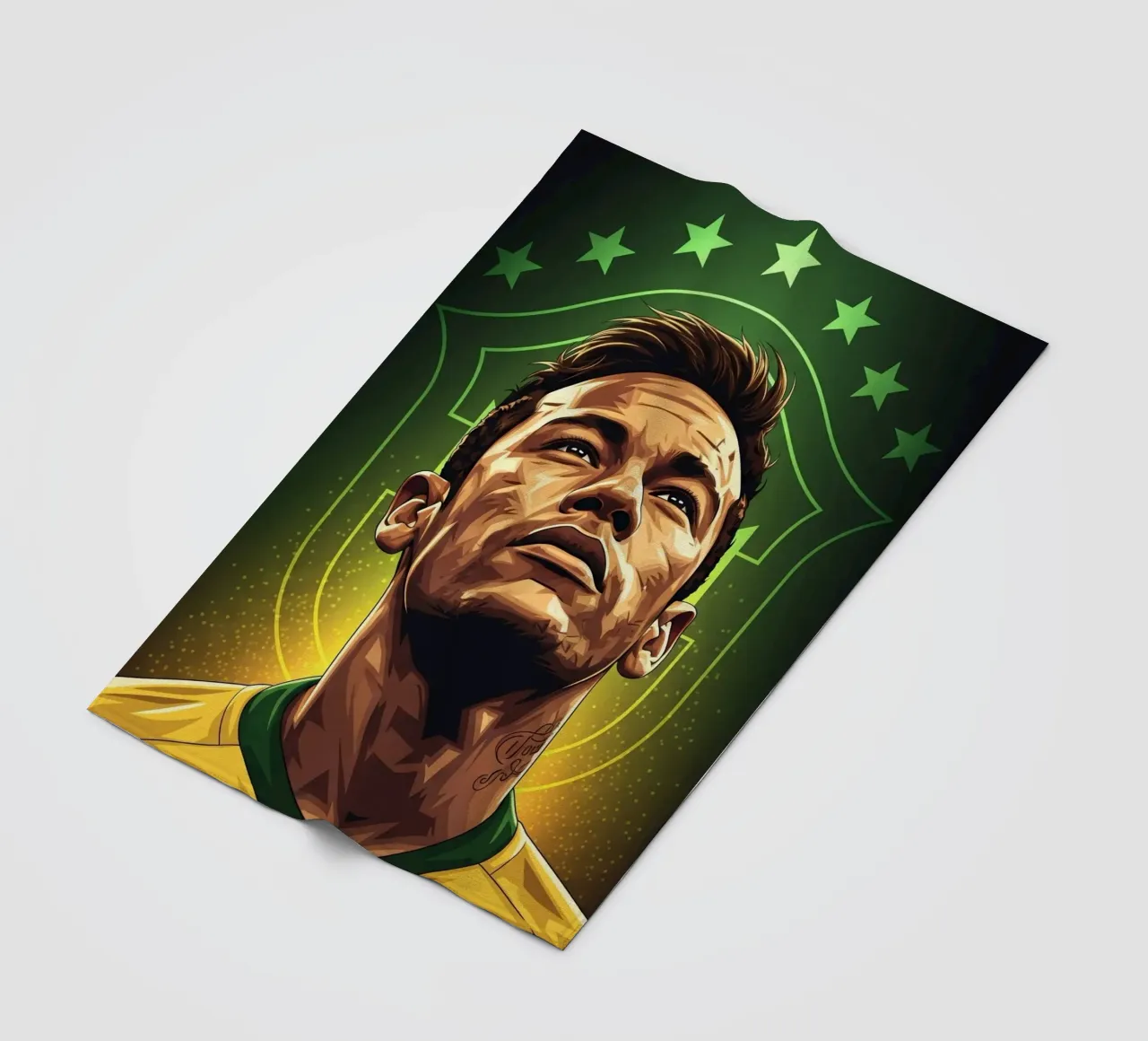 Neymar coperta in pile da Lembayung art