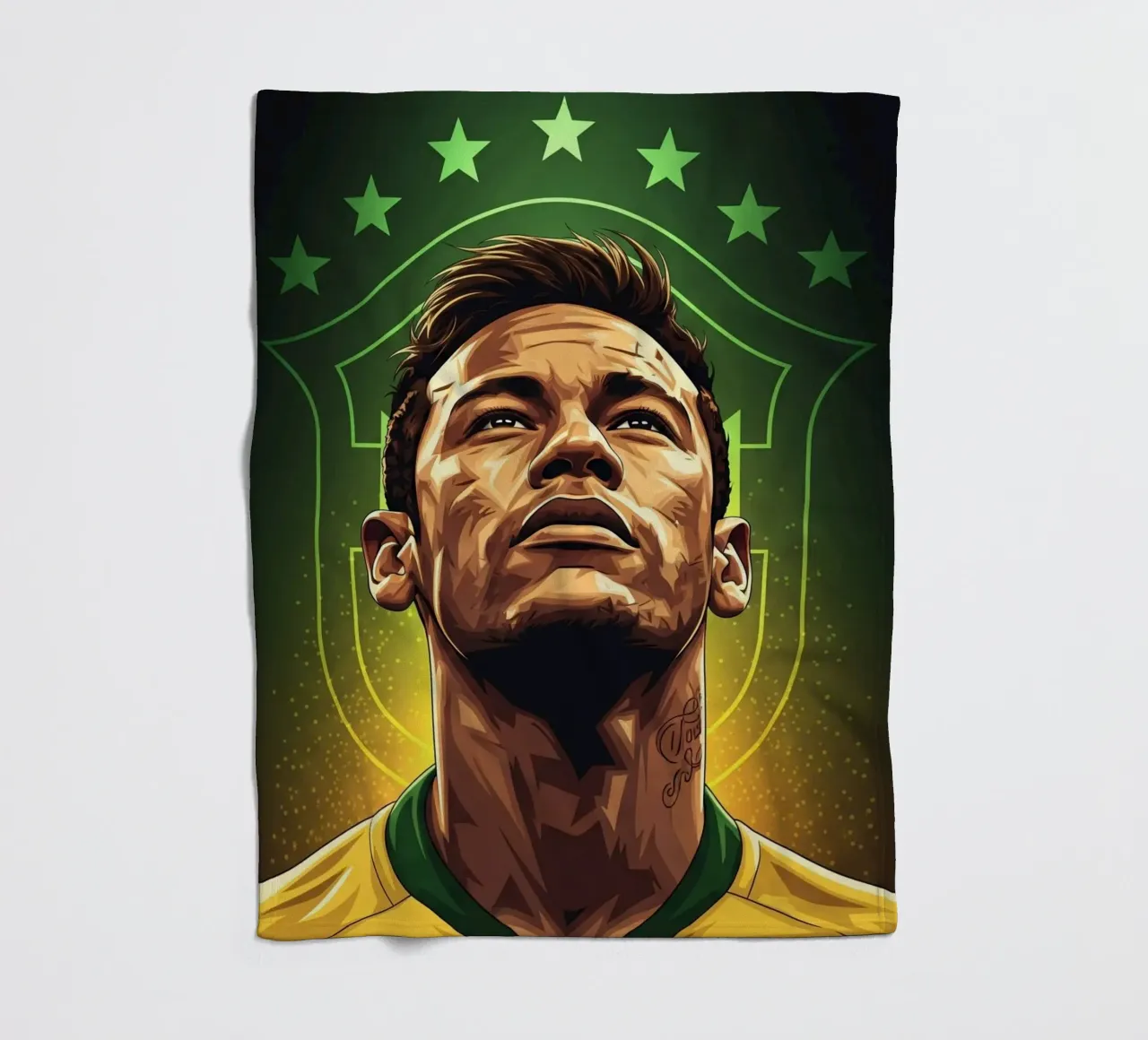 Neymar coperta in pile da Lembayung art