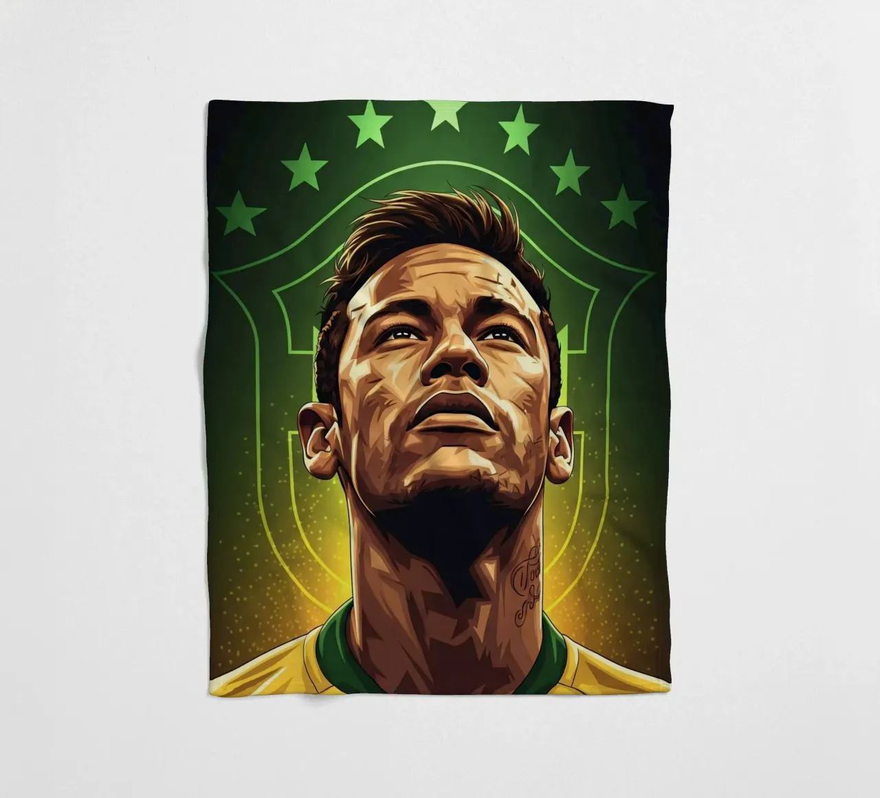 Neymar coperta in pile da Lembayung art