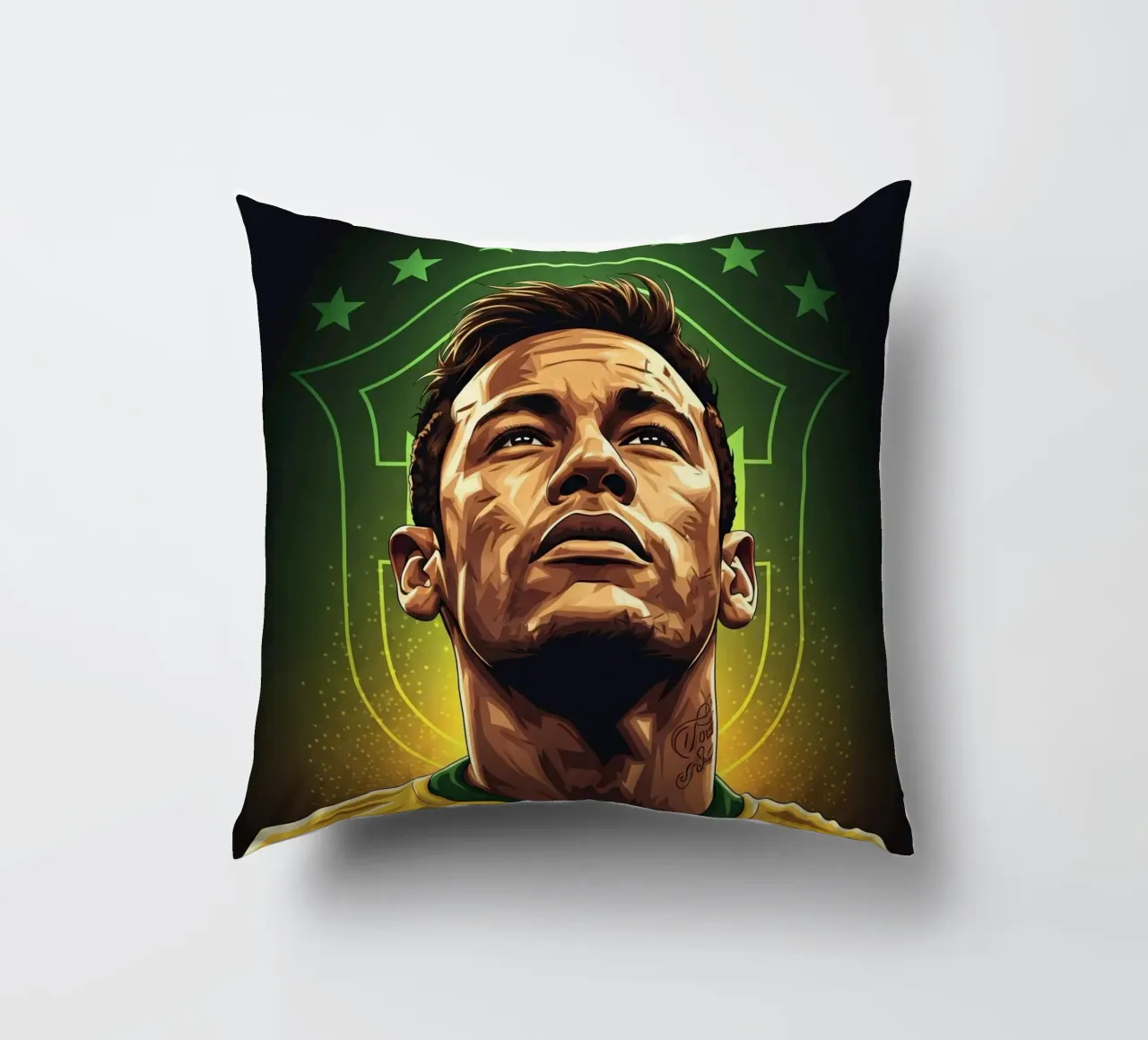 Neymar cuscino da Lembayung art