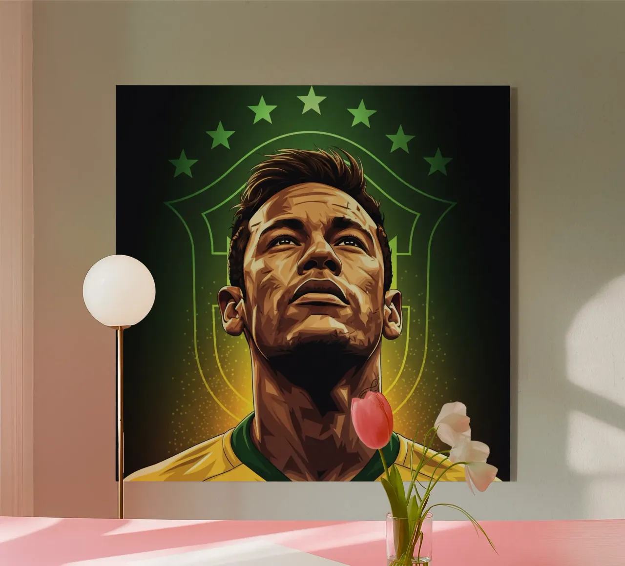Neymar plexiglass da Lembayung art