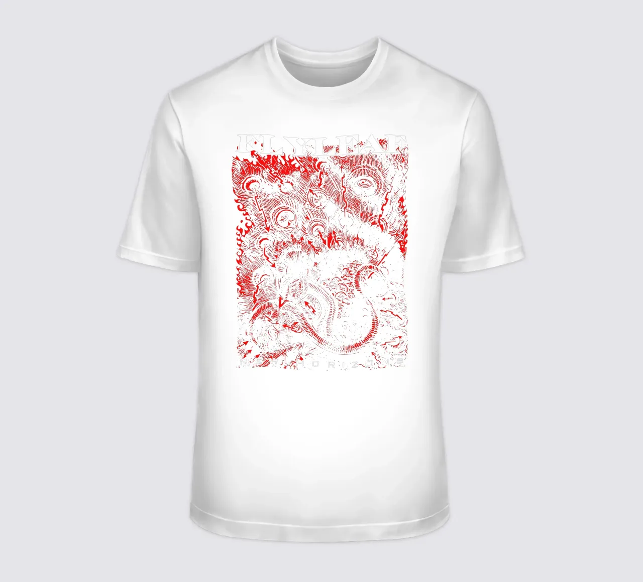 Maglietta classica Red Peacock Flyleaf t-shirt da ngrhdesignco