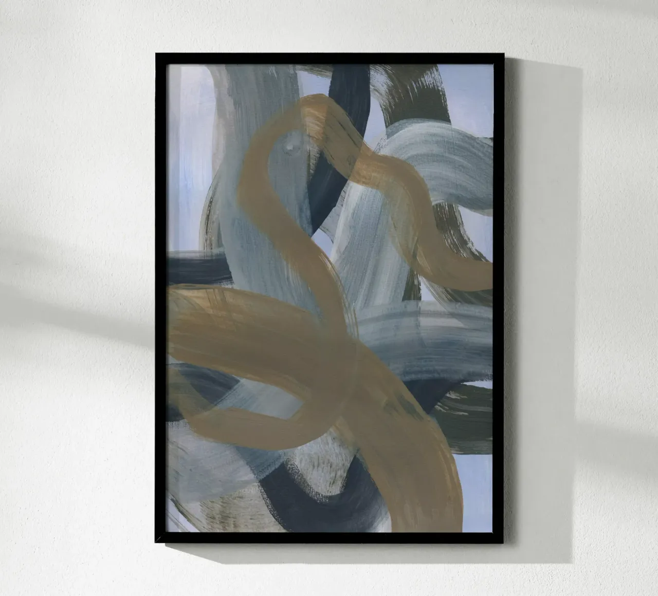 Abstract Brush Strokes 124 poster da Mareike Böhmer