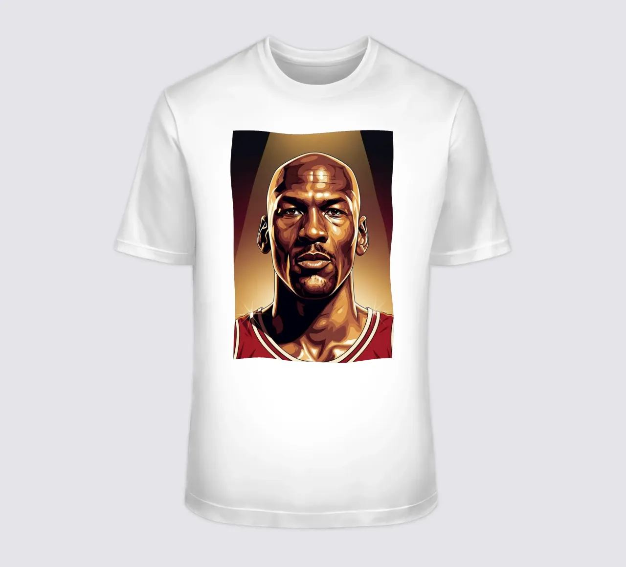 Michael Jordan portrait (1) t-shirt da Lembayung art